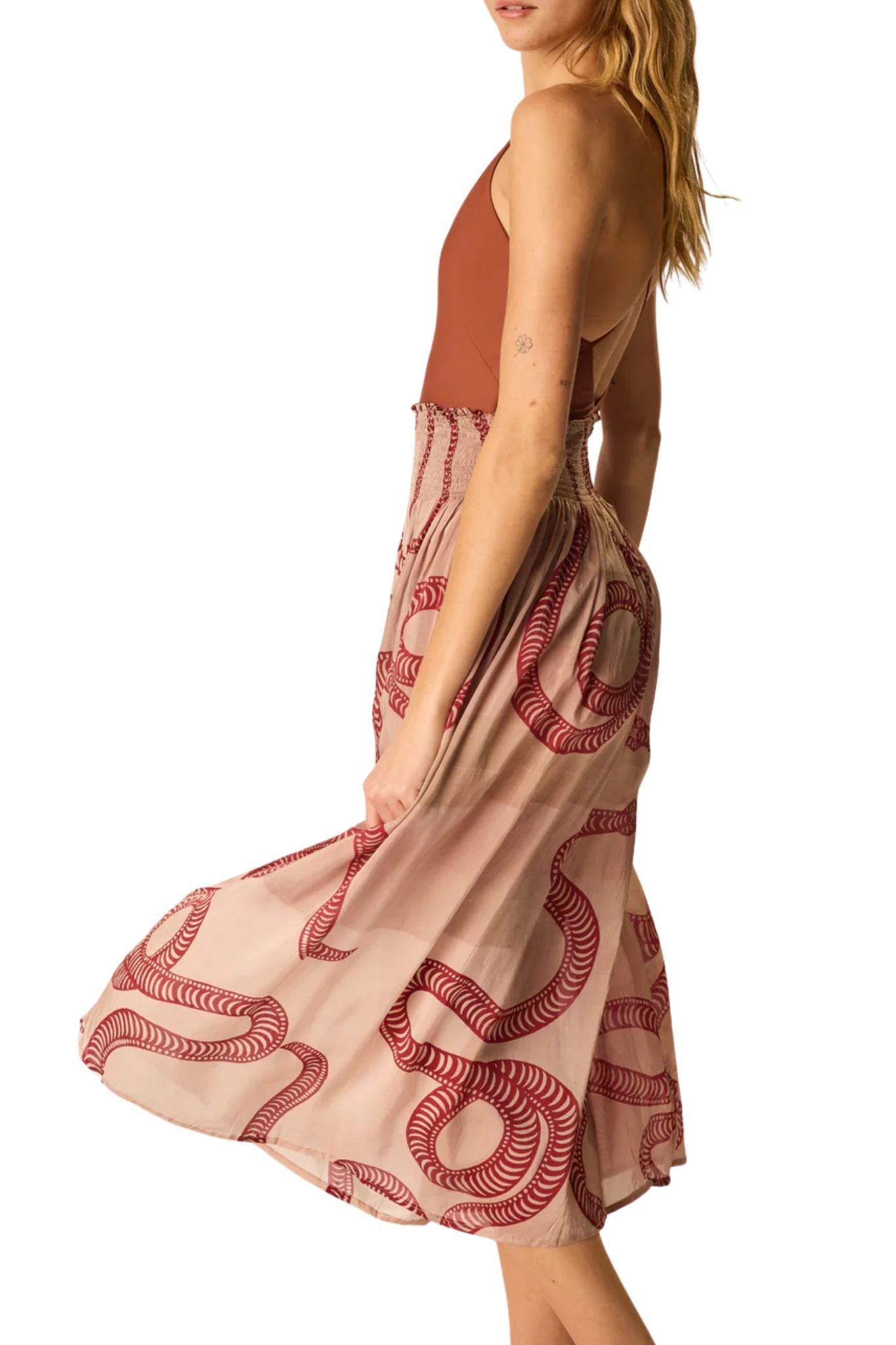 Natalie Martin Bella Skirt - Vermillion