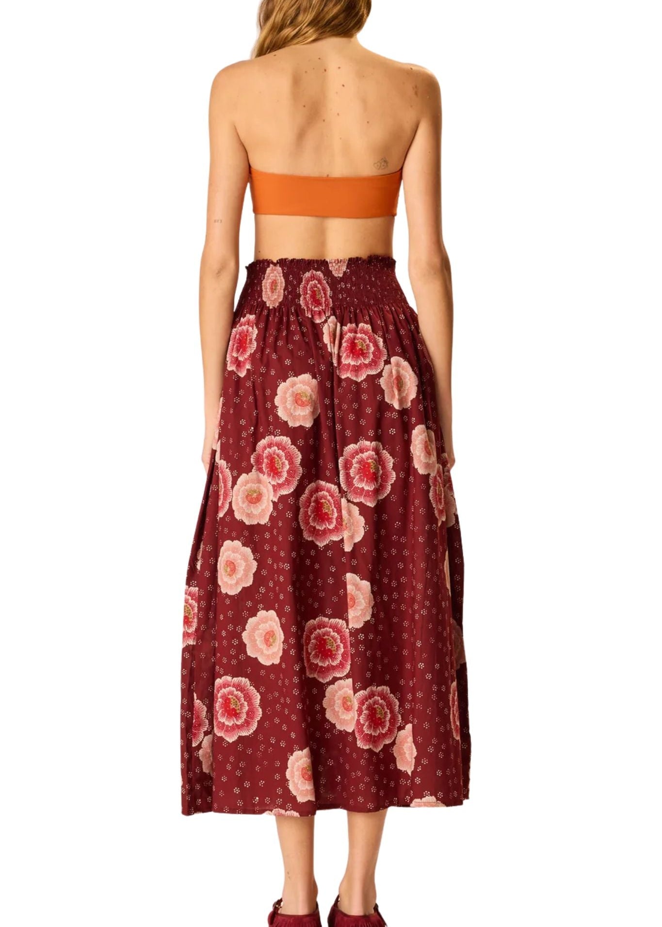 Natalie Martin Bella Skirt - Vermillion