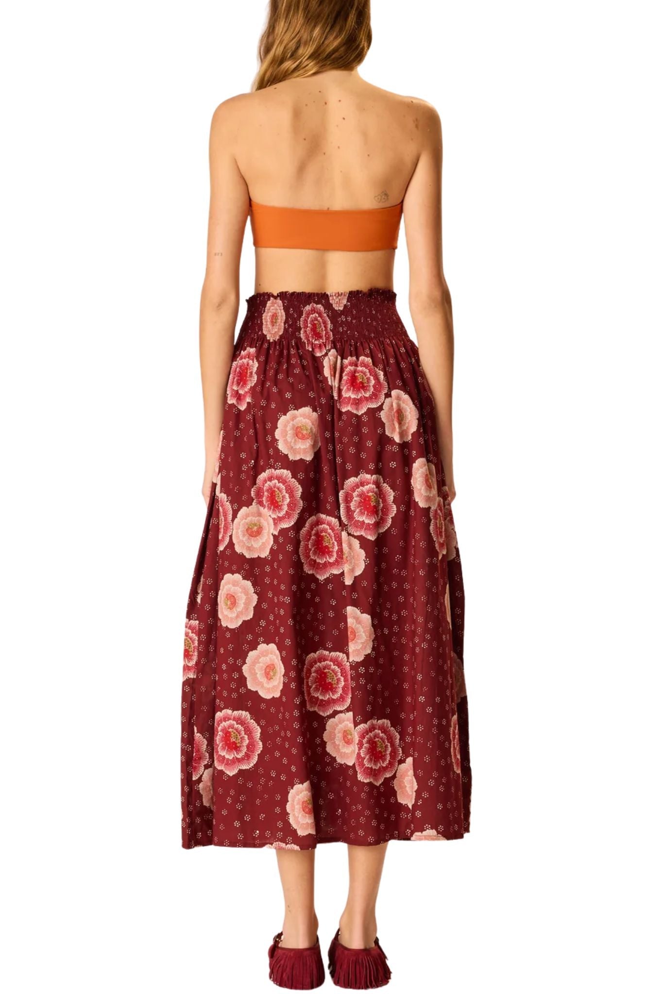 Natalie Martin Bella Skirt - Vermillion