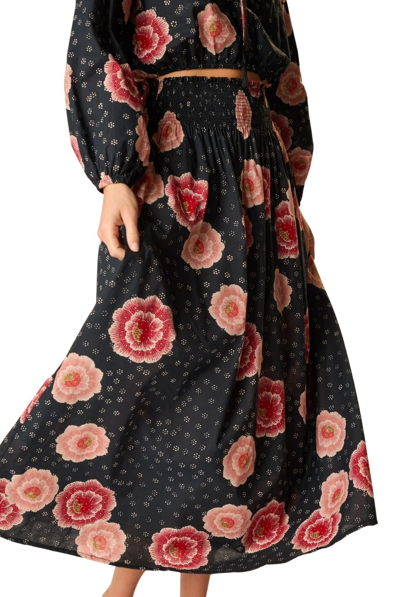 Natalie Martin Bella Skirt - Vermillion