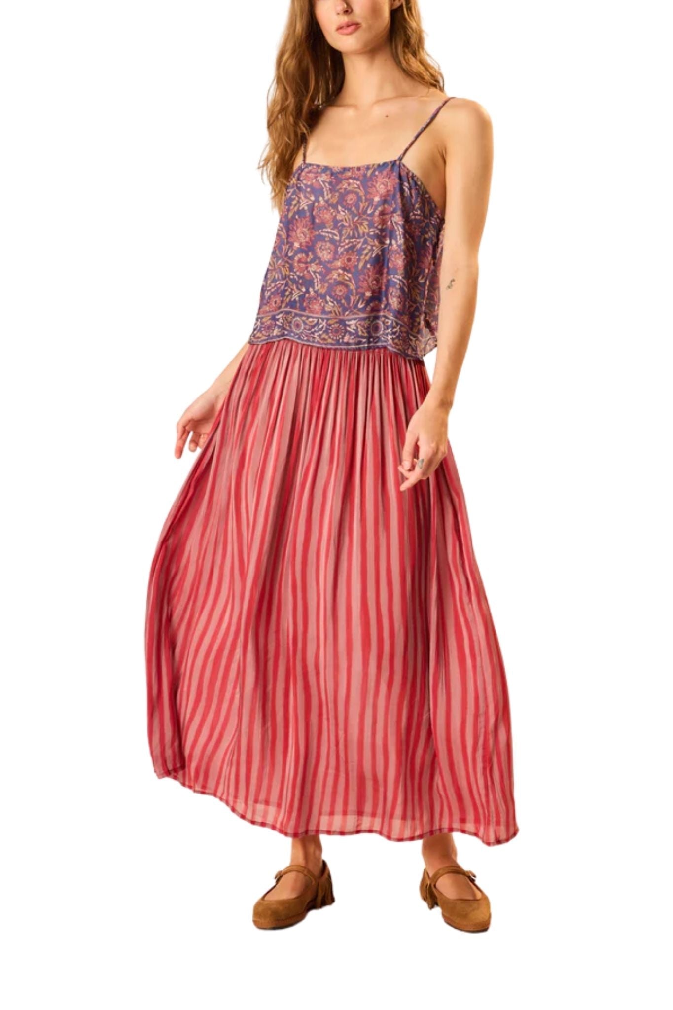 Natalie Martin Bella Skirt - Vermillion