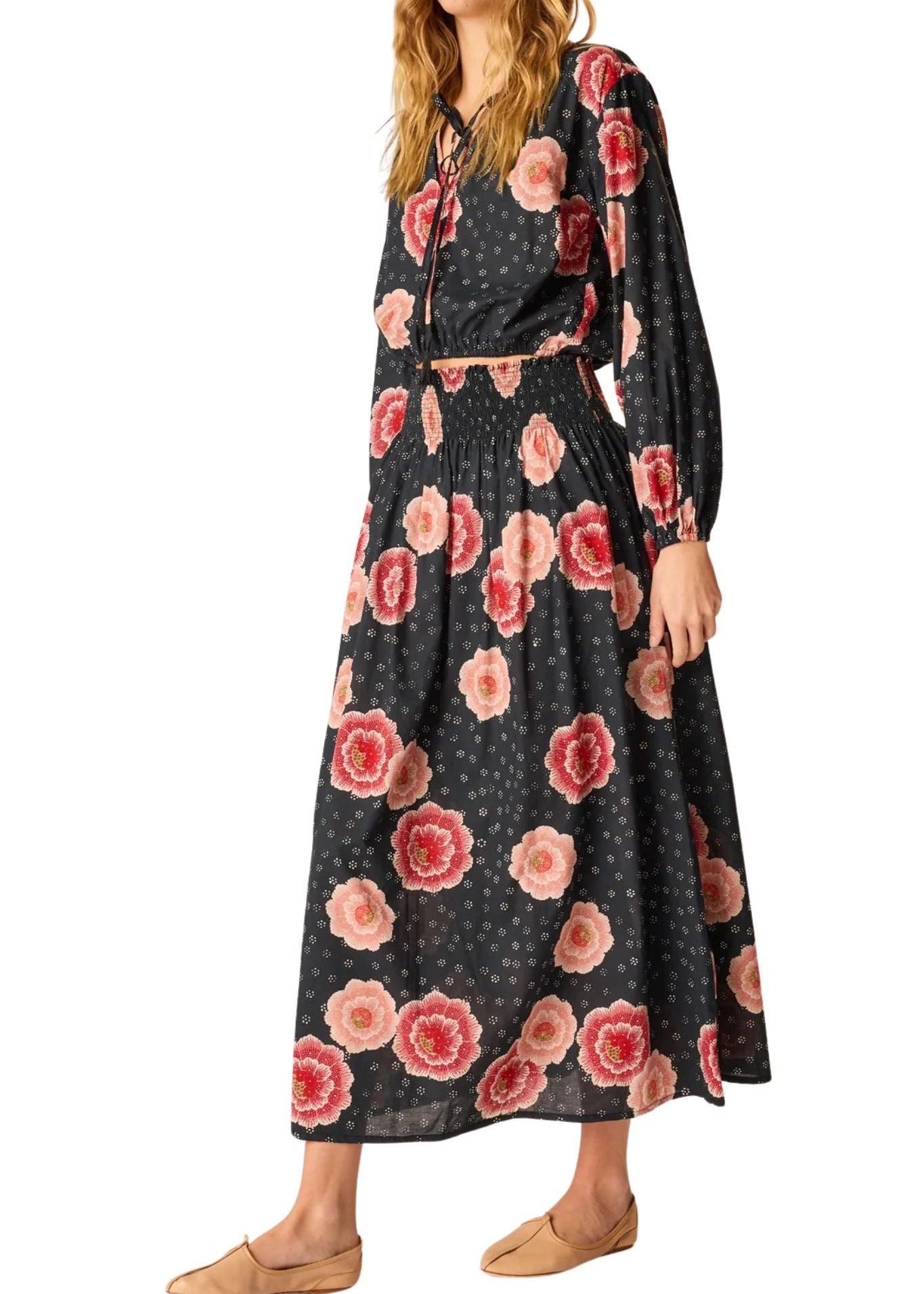 Natalie Martin Bella Skirt - Vermillion