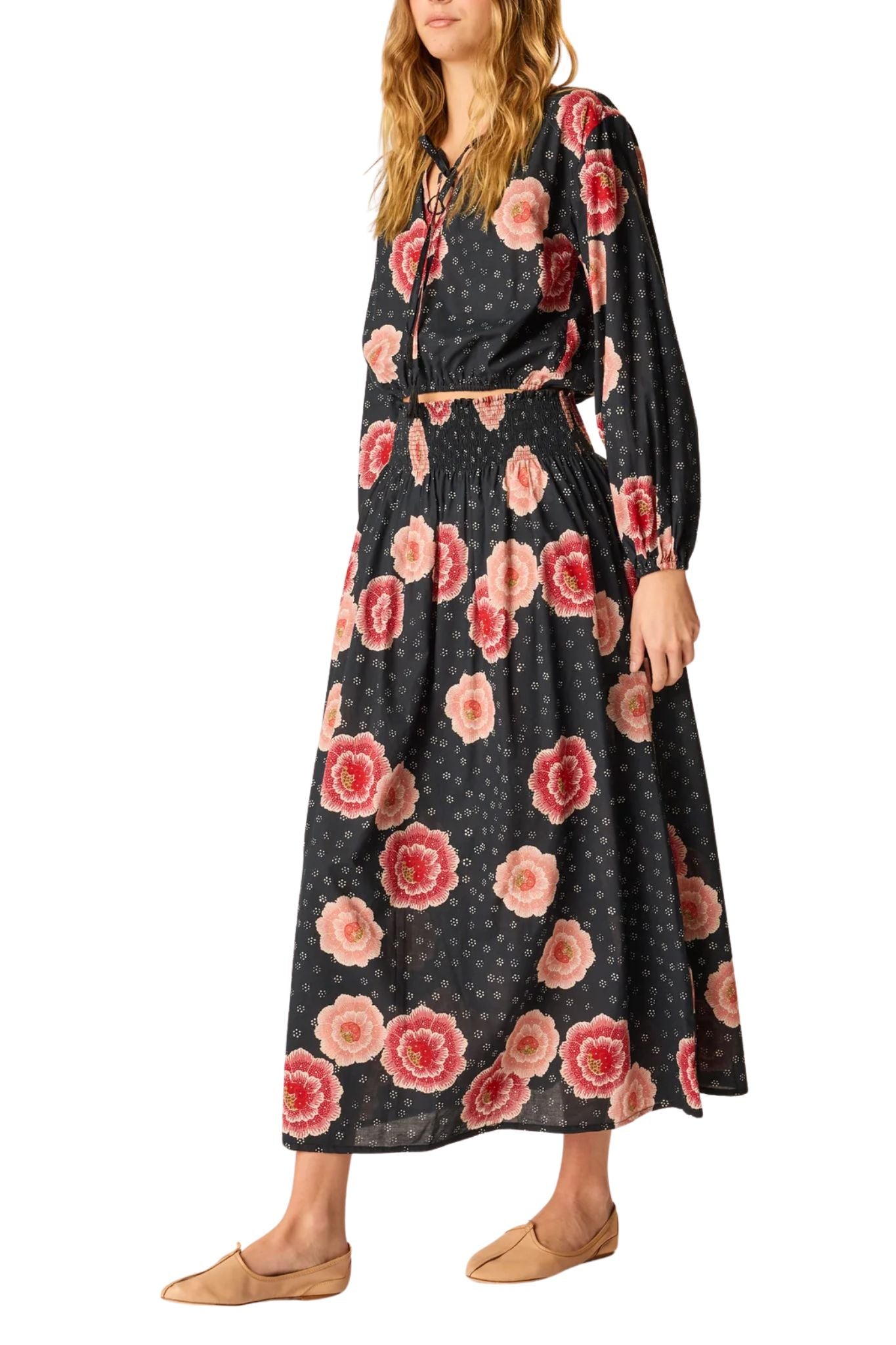 Natalie Martin Bella Skirt - Vermillion