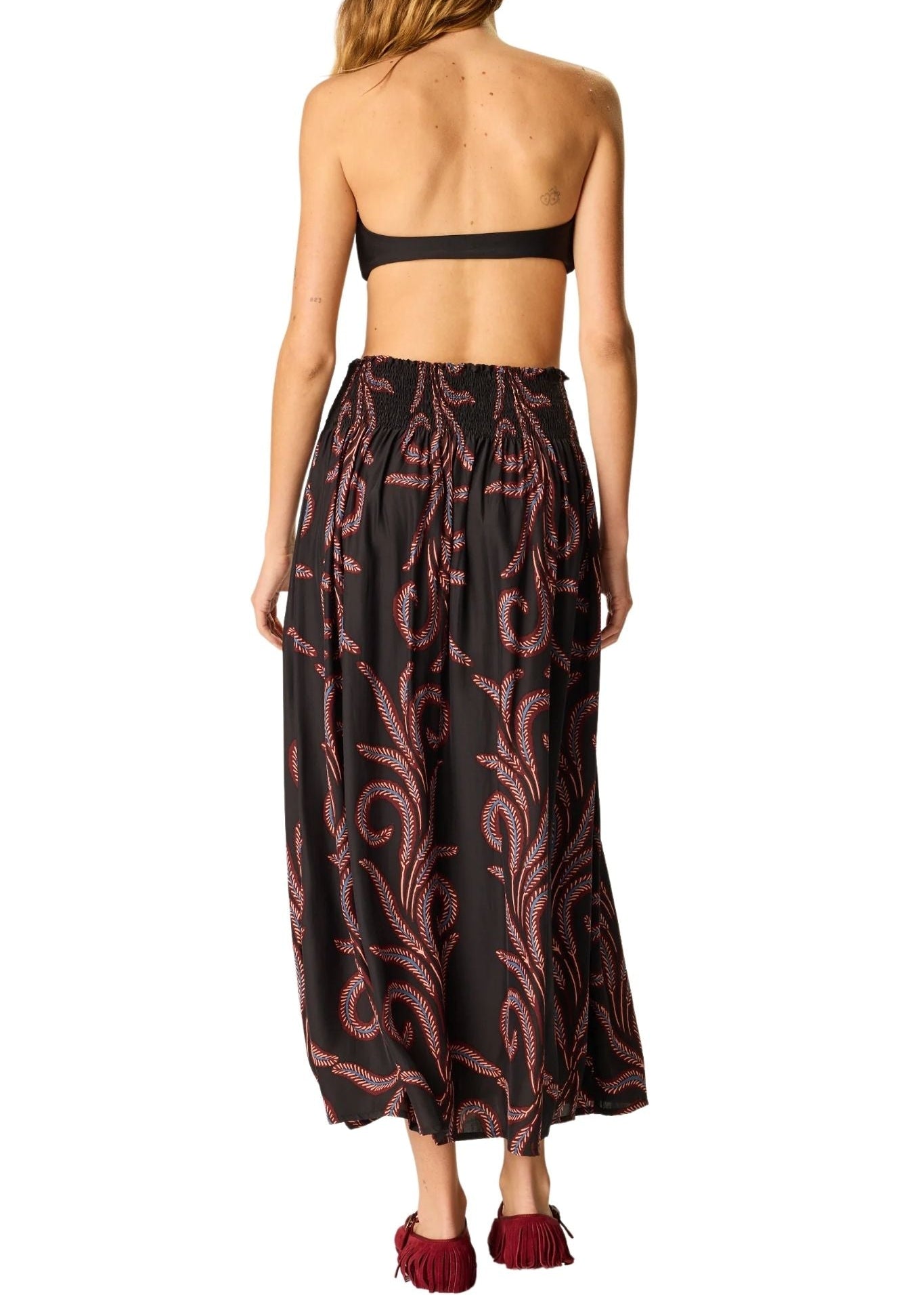 Natalie Martin Bella Skirt - Vermillion