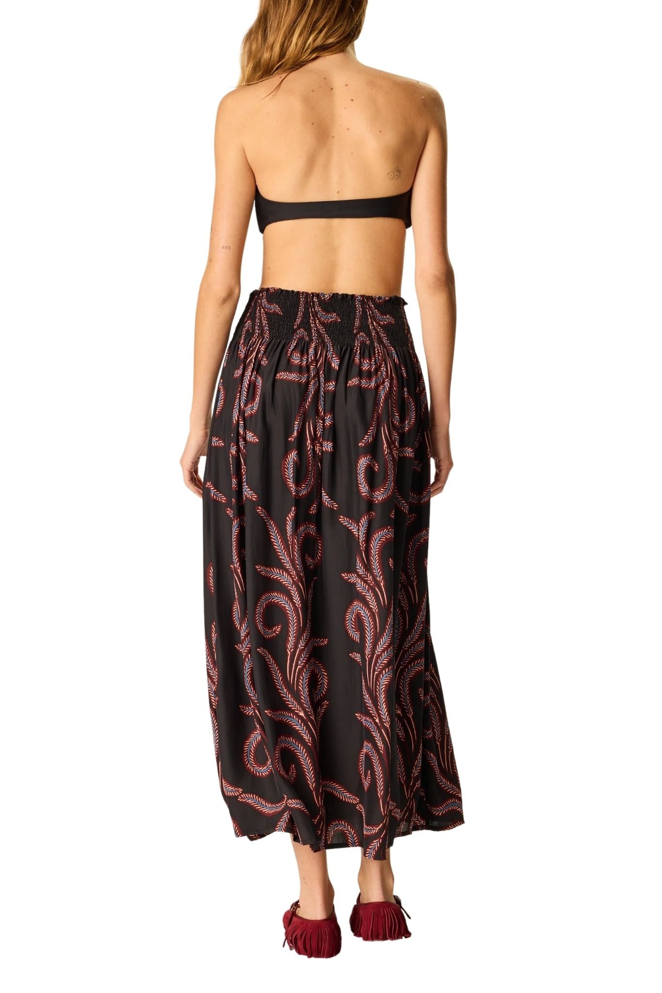 Natalie Martin Bella Skirt - Vermillion