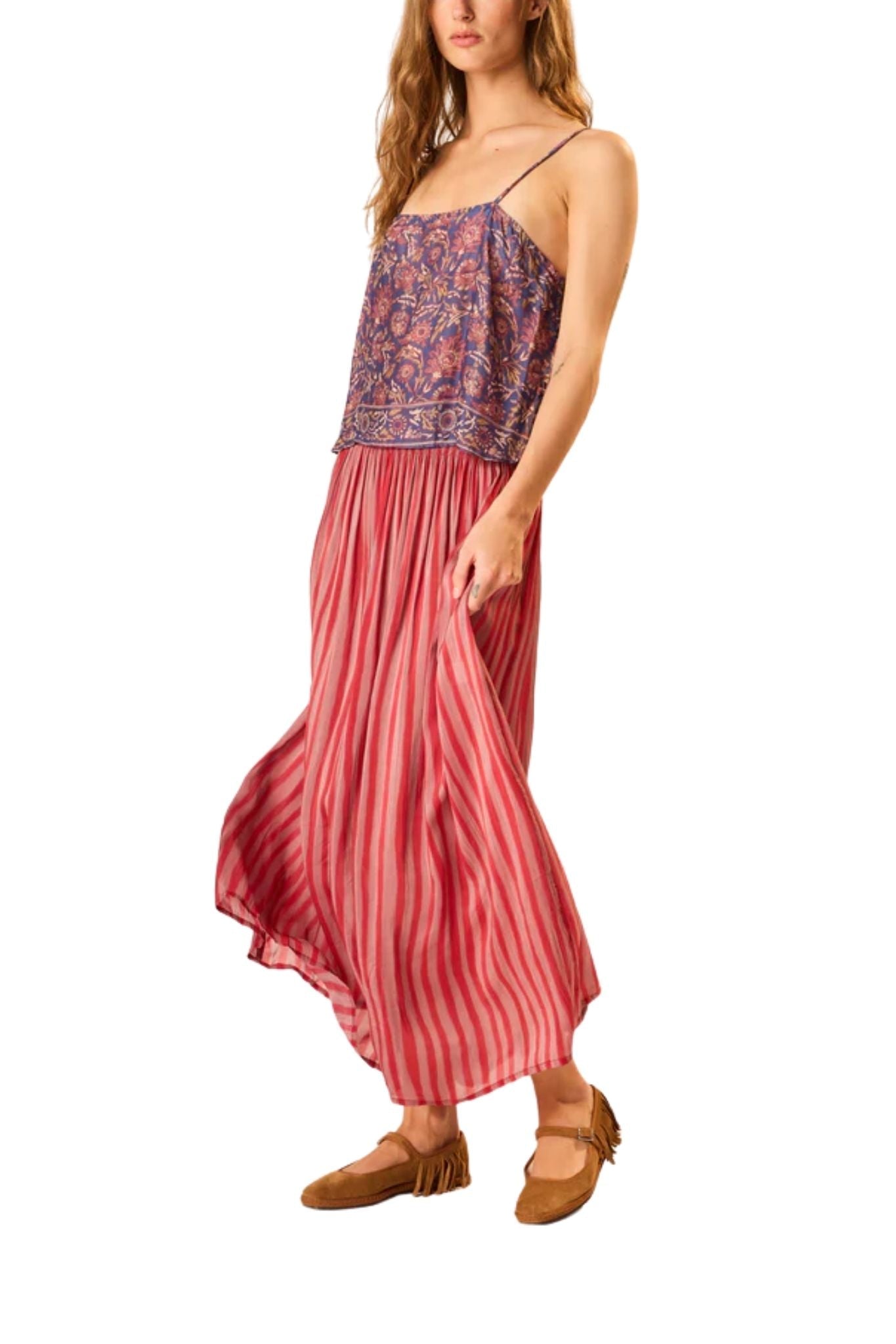 Natalie Martin Bella Skirt - Vermillion