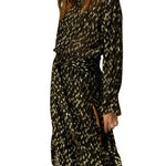 Natalie Martin Camille Dress w/ Sash - Vermillion