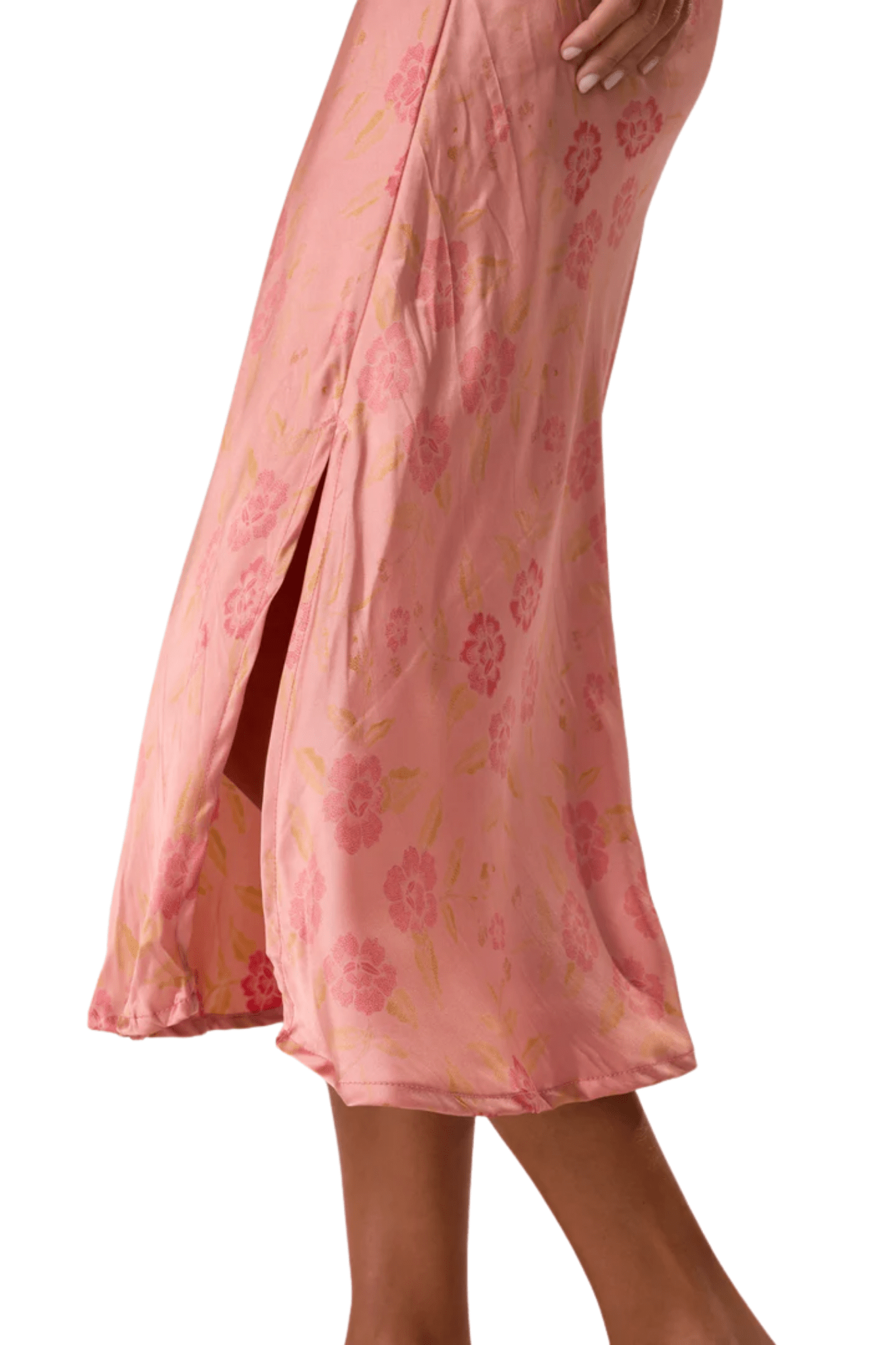 Natalie Martin Carrie Bias Slip - Vermillion
