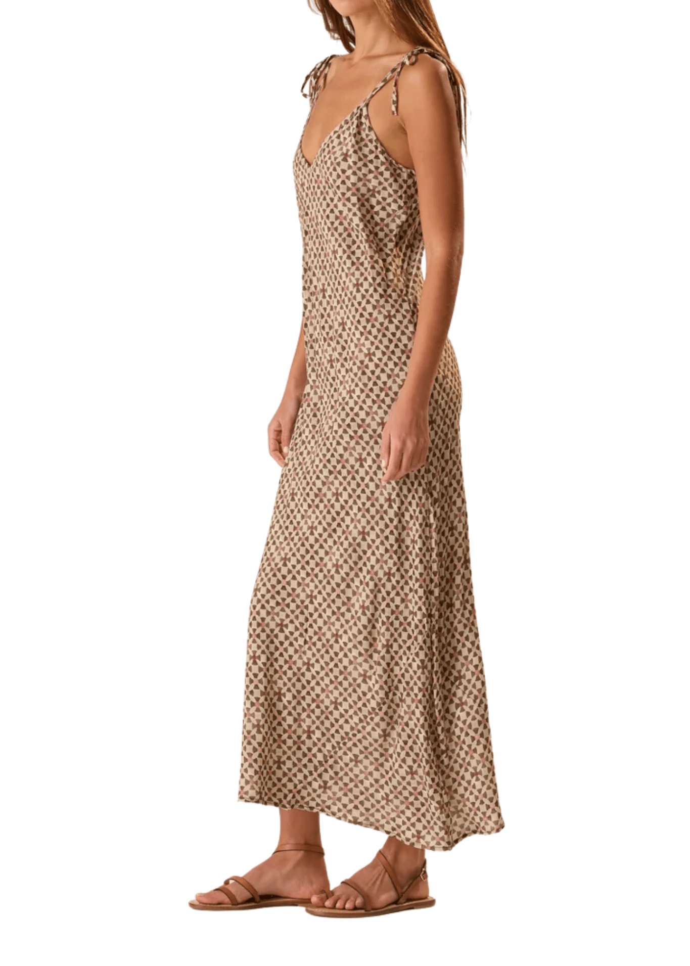 Natalie Martin Dakota Bias Slip - Vermillion