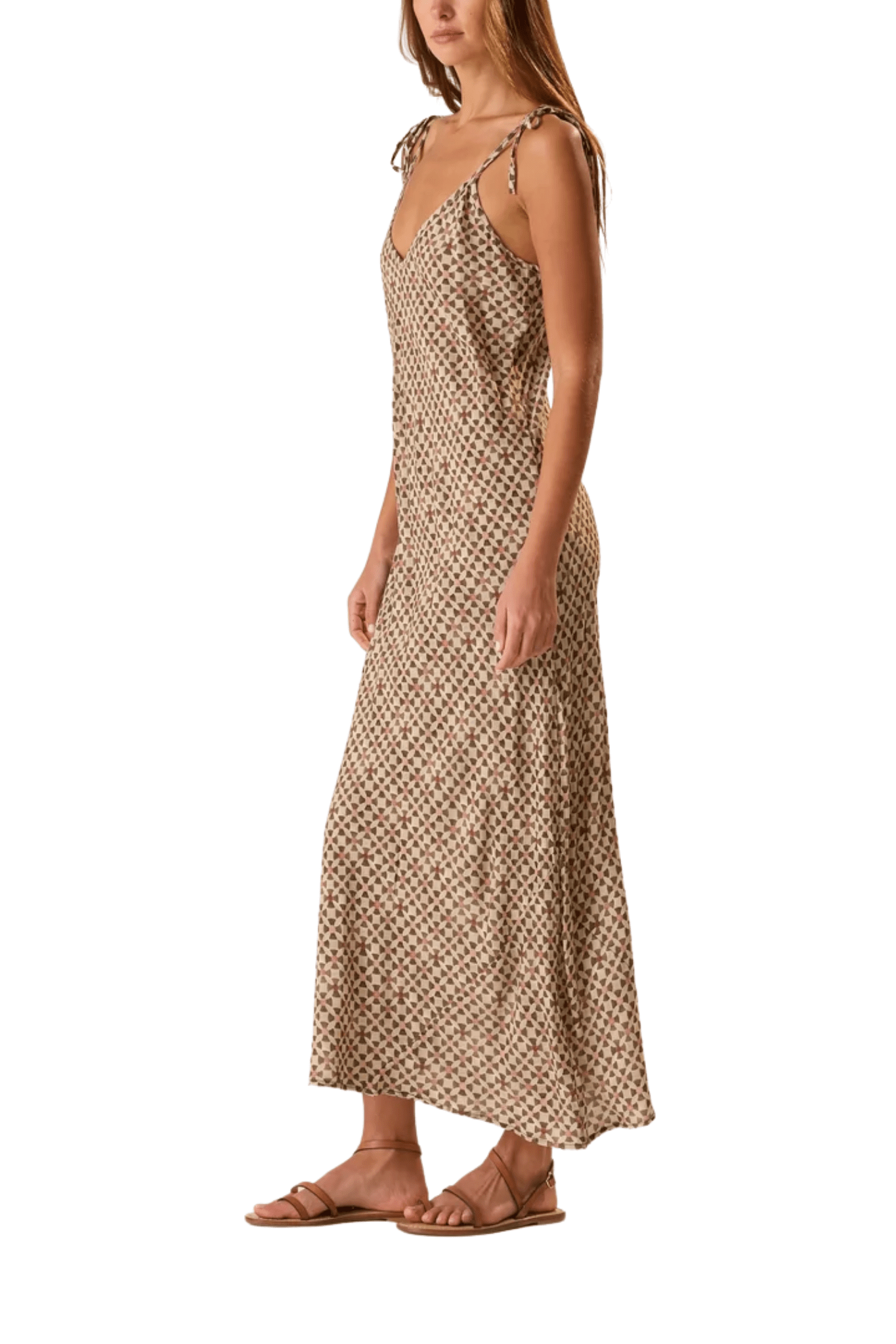 Natalie Martin Dakota Bias Slip - Vermillion