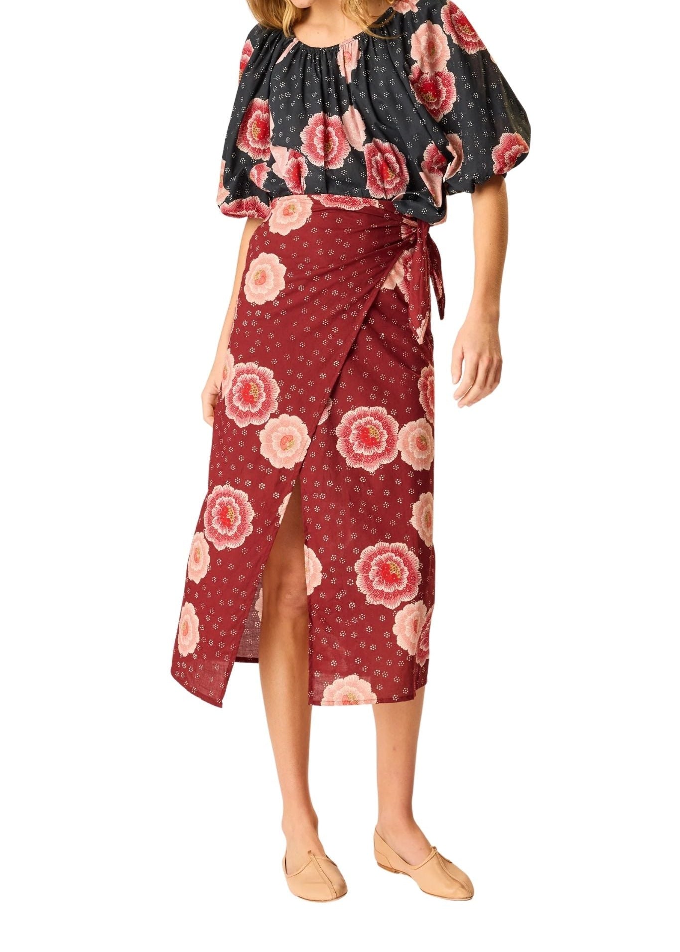 Natalie Martin Ella Top - Vermillion