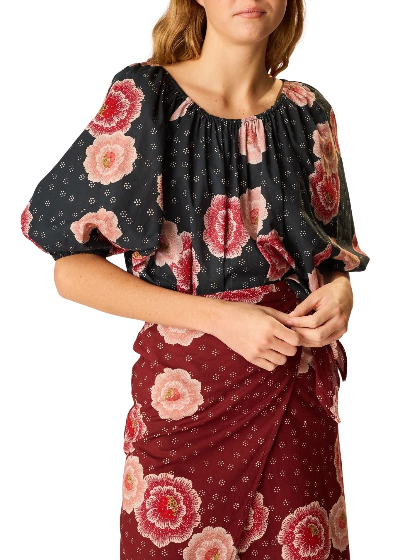 Natalie Martin Ella Top - Vermillion