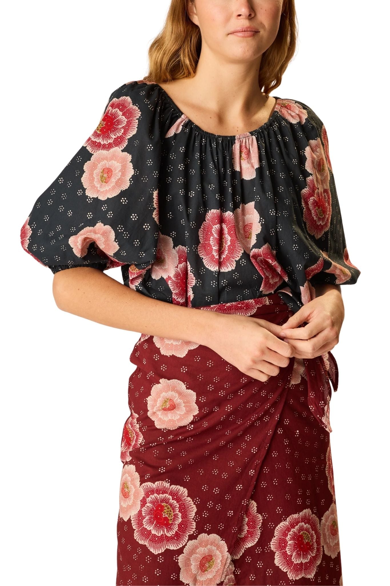 Natalie Martin Ella Top - Vermillion