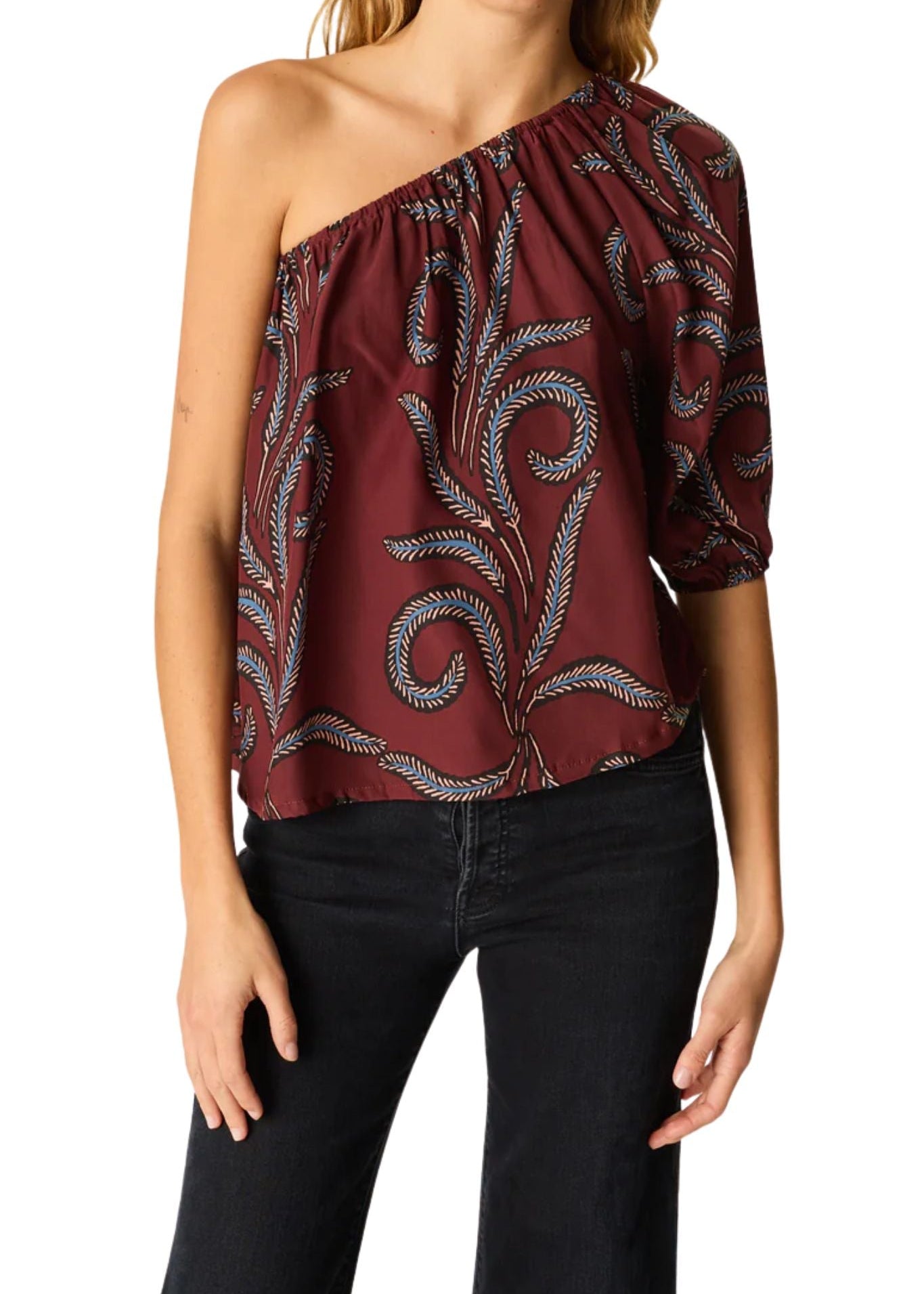 Natalie Martin Erin Top - Vermillion