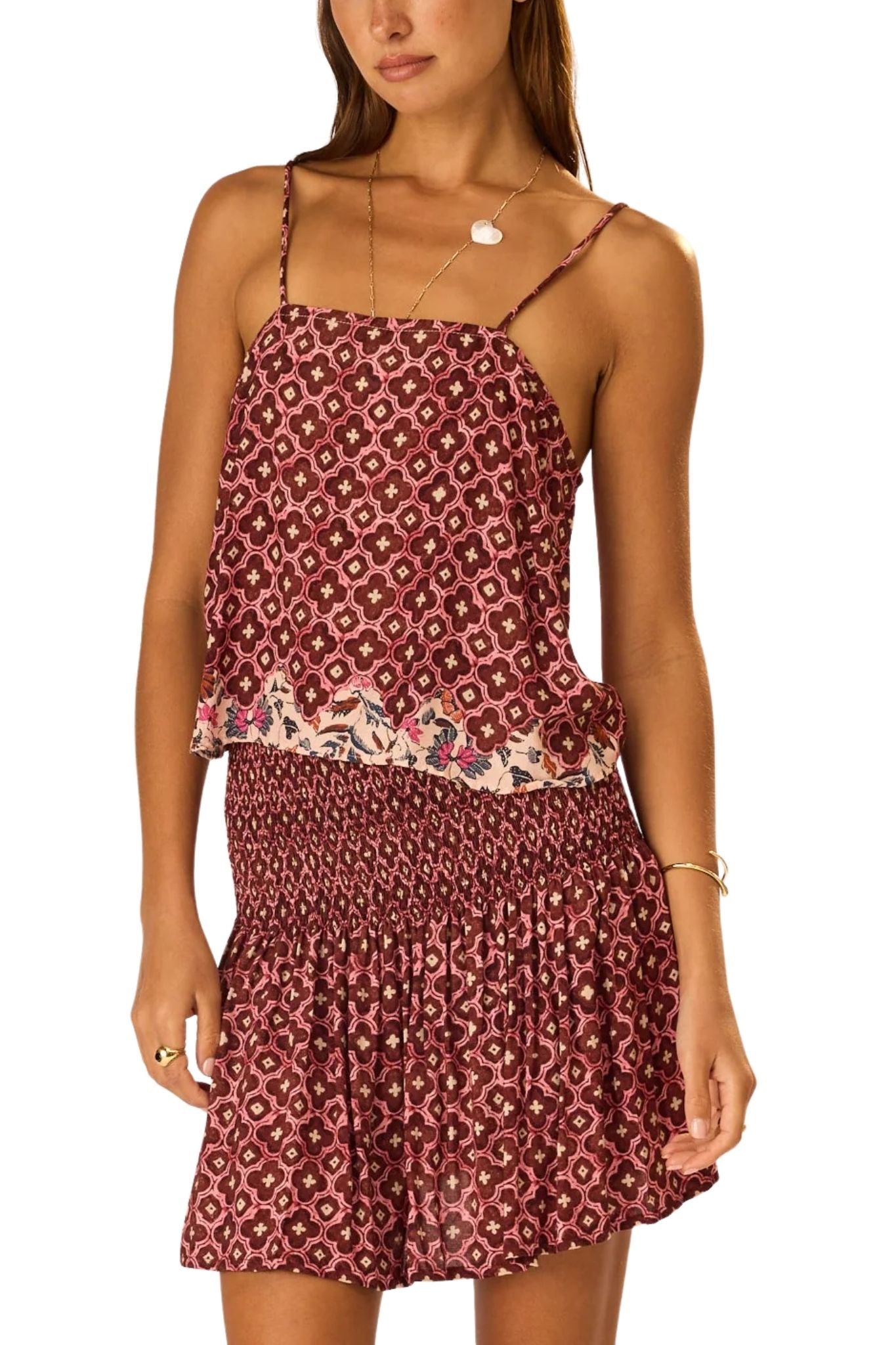 Natalie Martin Fern Cami - Vermillion