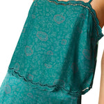 Natalie Martin Fern Cami With Embroidery - Vermillion