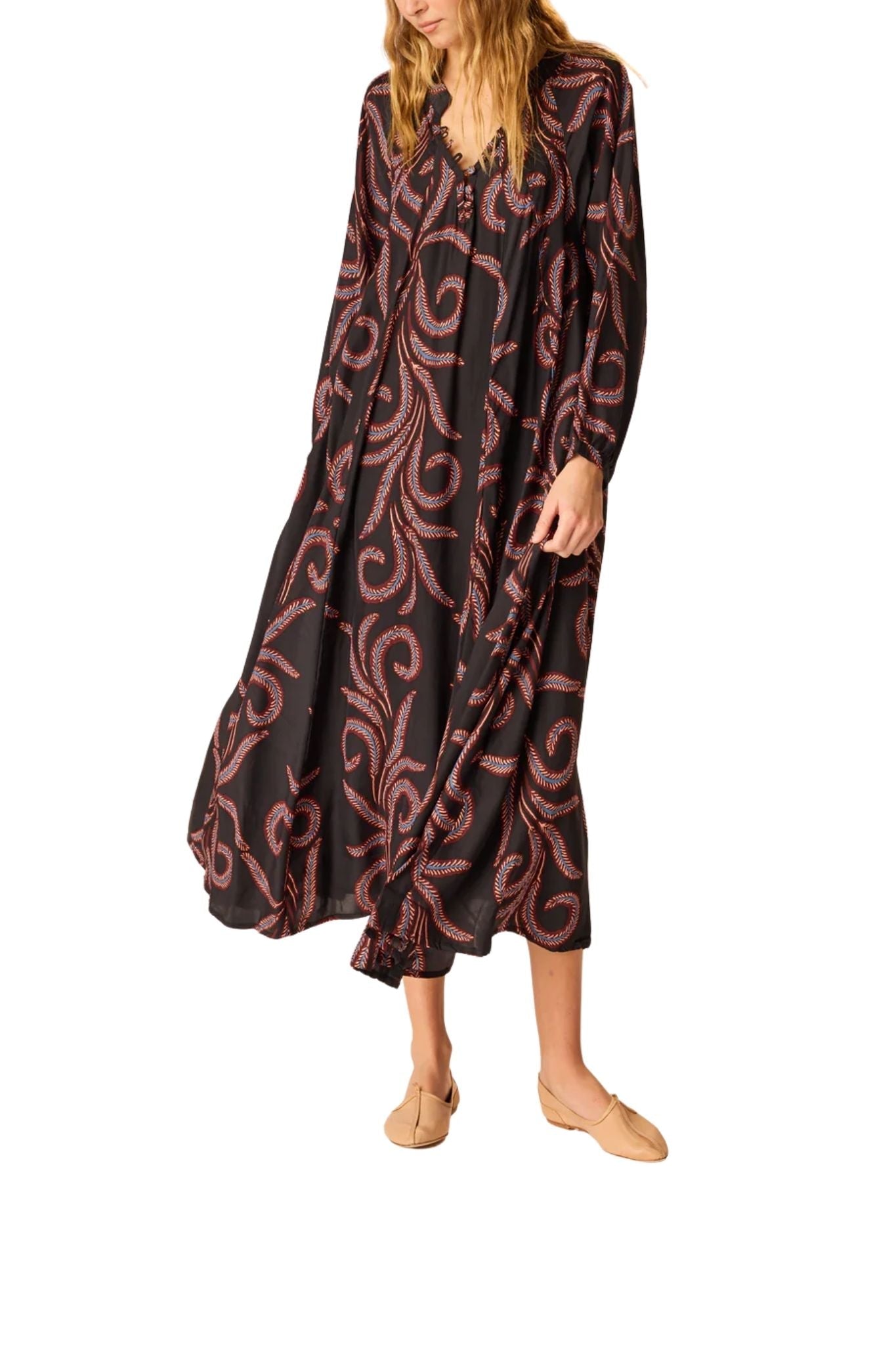 Natalie Martin Fiore Maxi - Vermillion