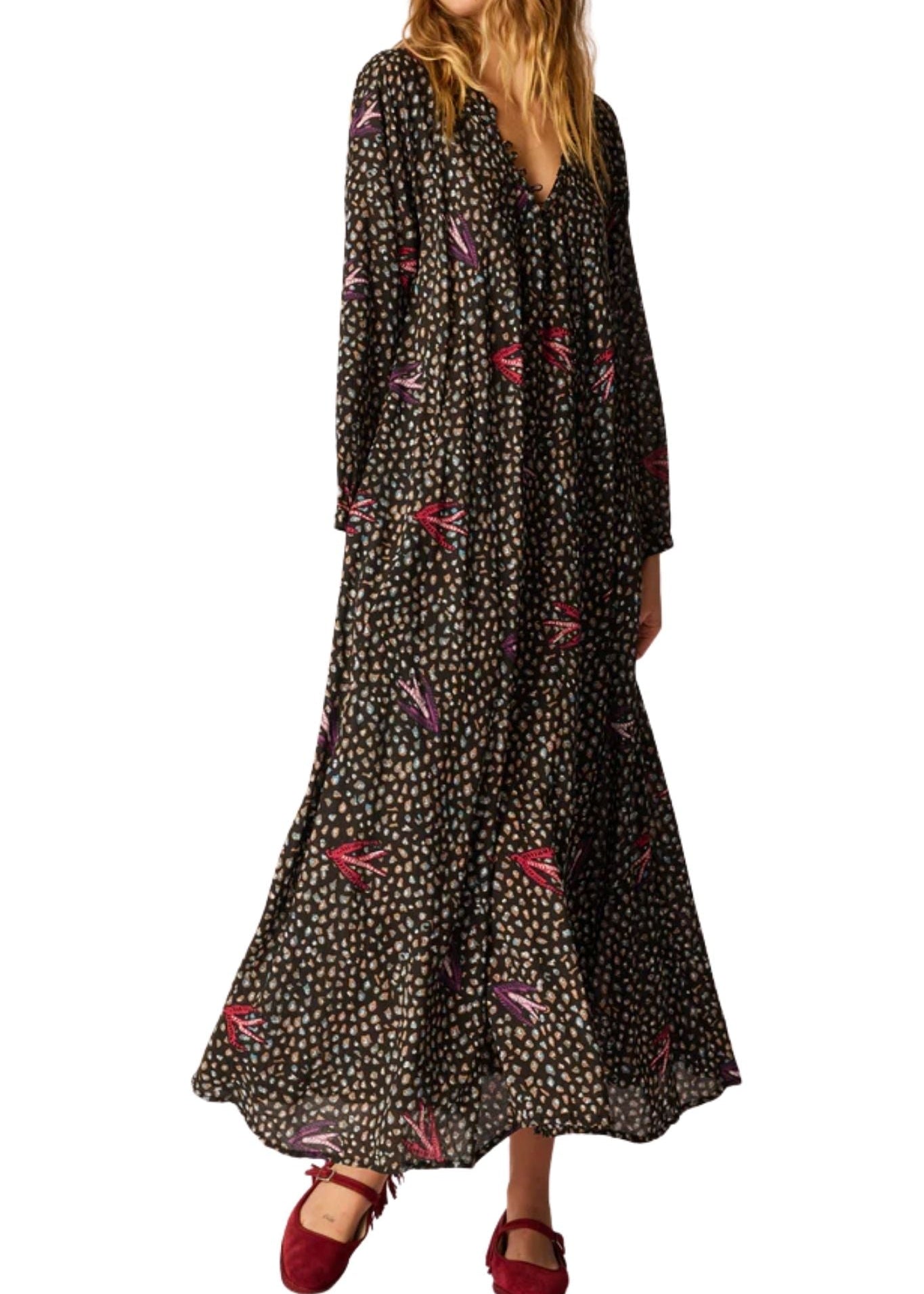 Natalie Martin Fiore Maxi - Vermillion