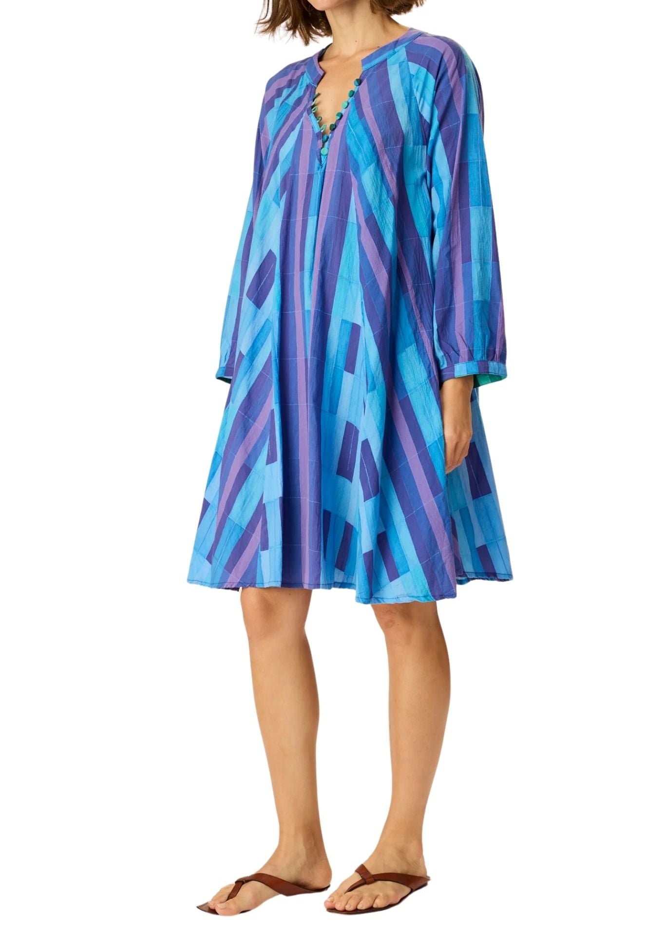 Natalie Martin Fiore Short Dress - Vermillion