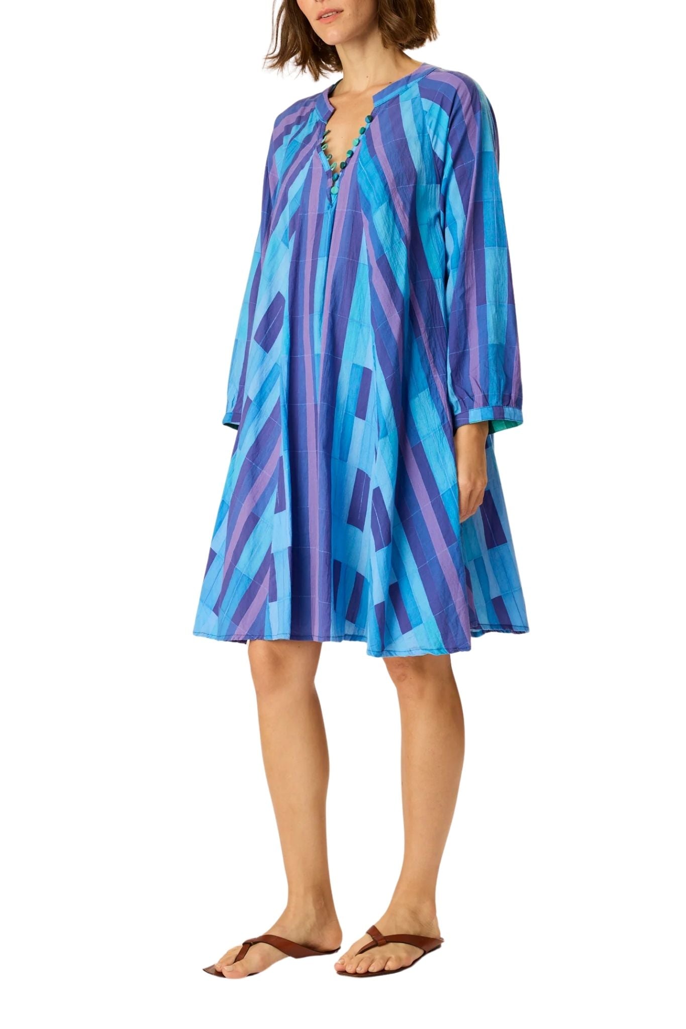 Natalie Martin Fiore Short Dress - Vermillion