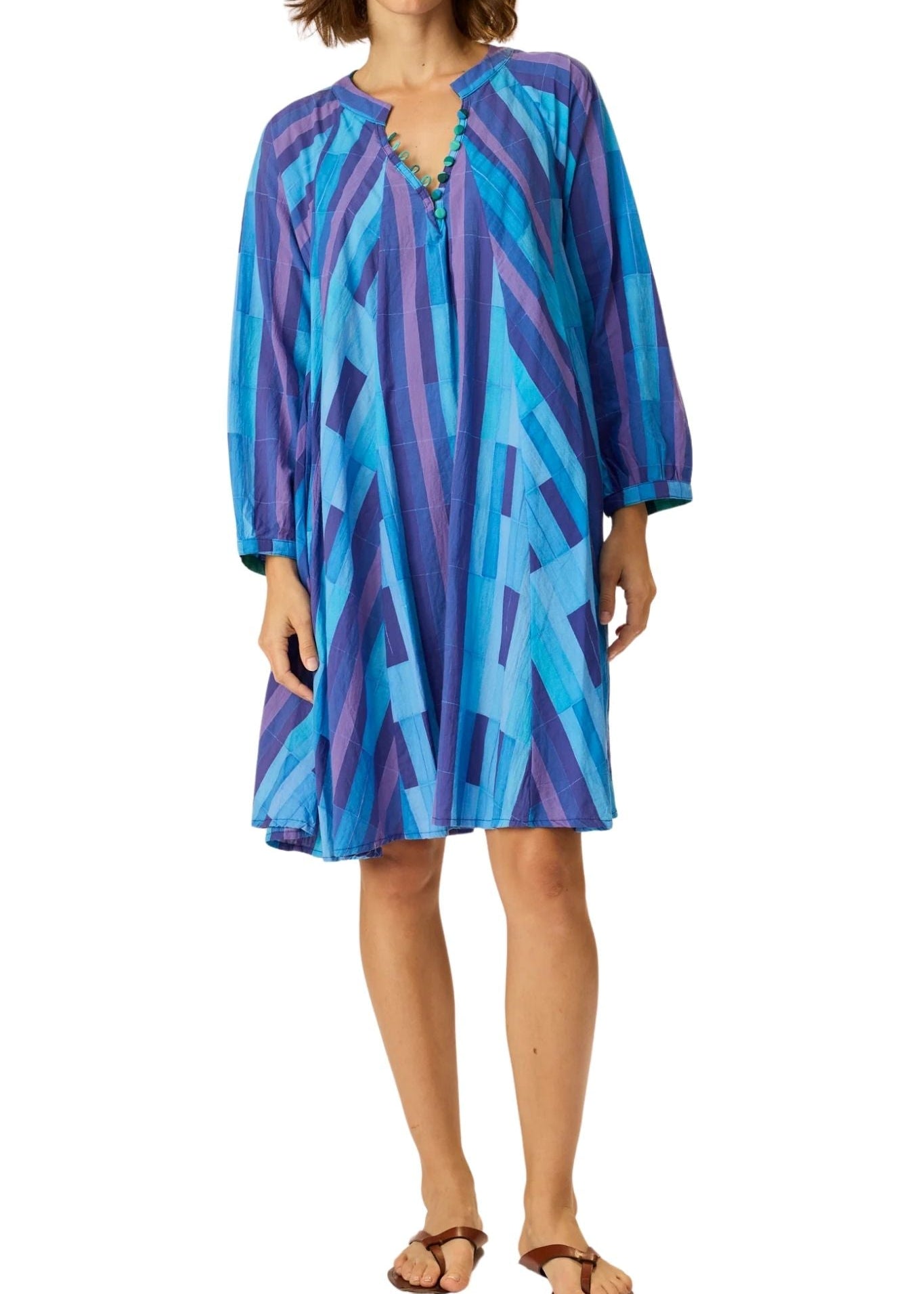 Natalie Martin Fiore Short Dress - Vermillion