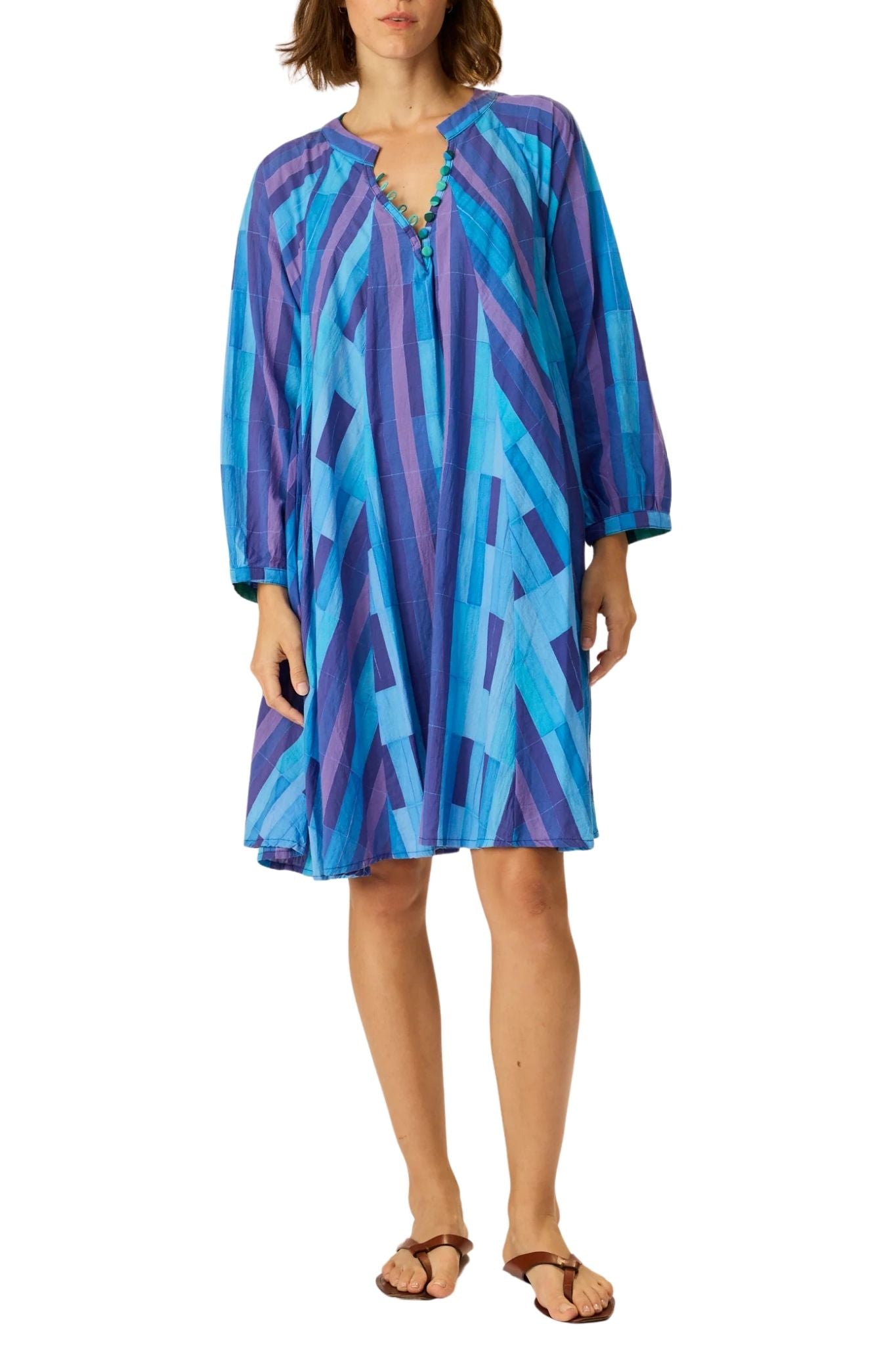 Natalie Martin Fiore Short Dress - Vermillion