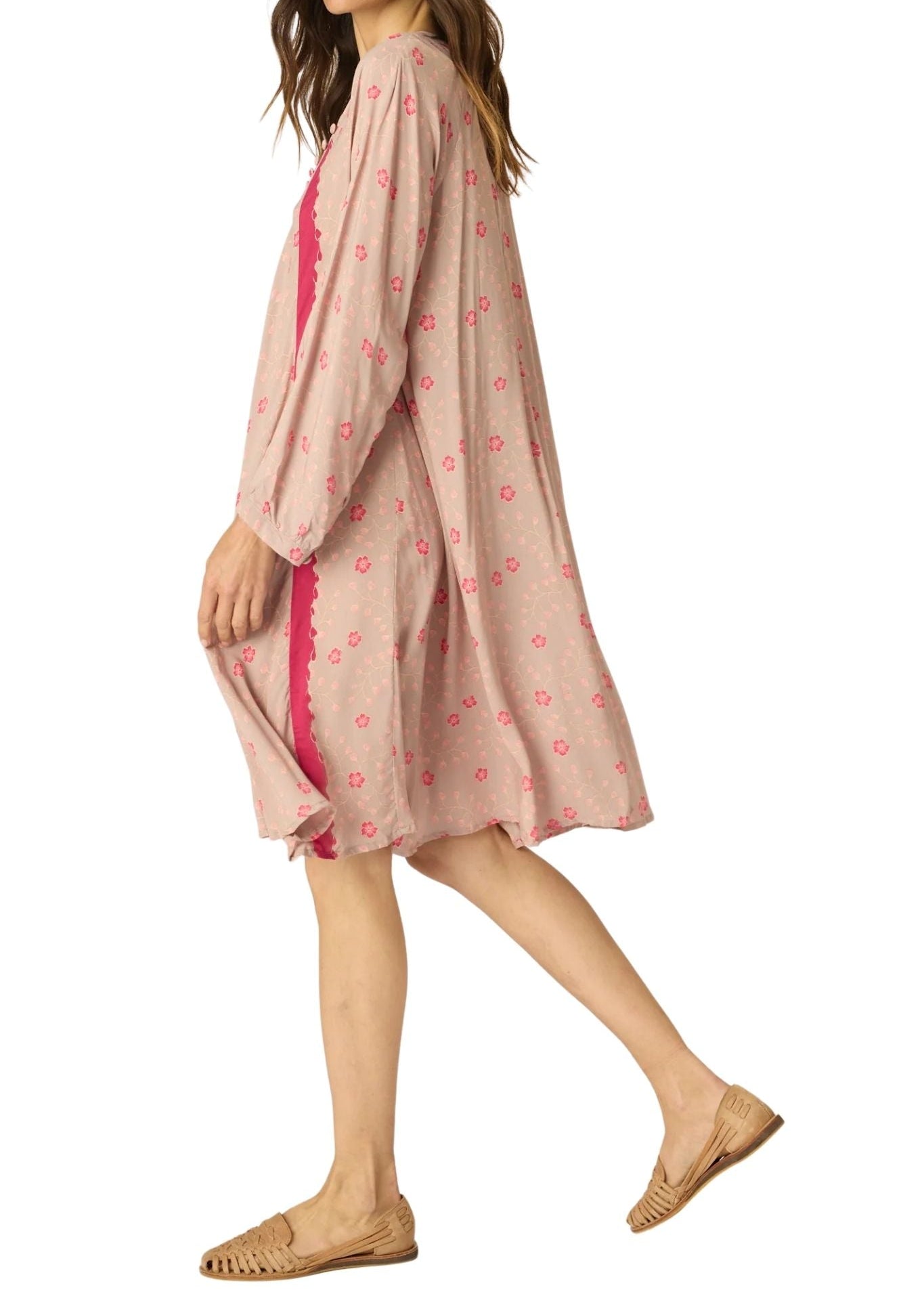 Natalie Martin Fiore Short Dress - Vermillion