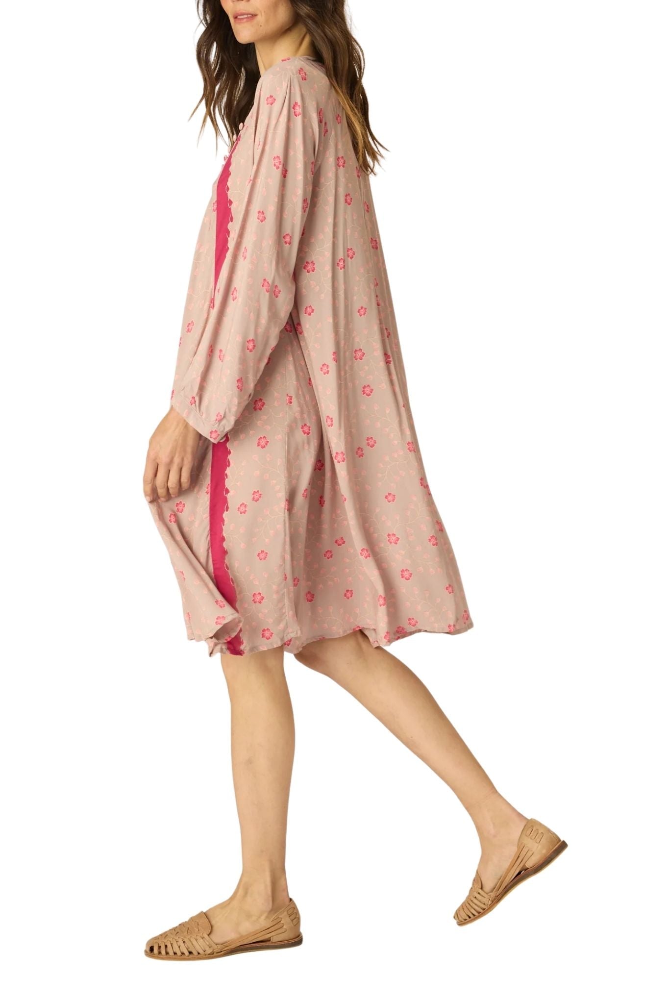 Natalie Martin Fiore Short Dress - Vermillion