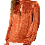 Natalie Martin Georgia Top - Vermillion