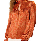 Natalie Martin Georgia Top - Vermillion