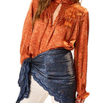 Natalie Martin Georgia Top - Vermillion