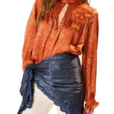 Natalie Martin Georgia Top - Vermillion