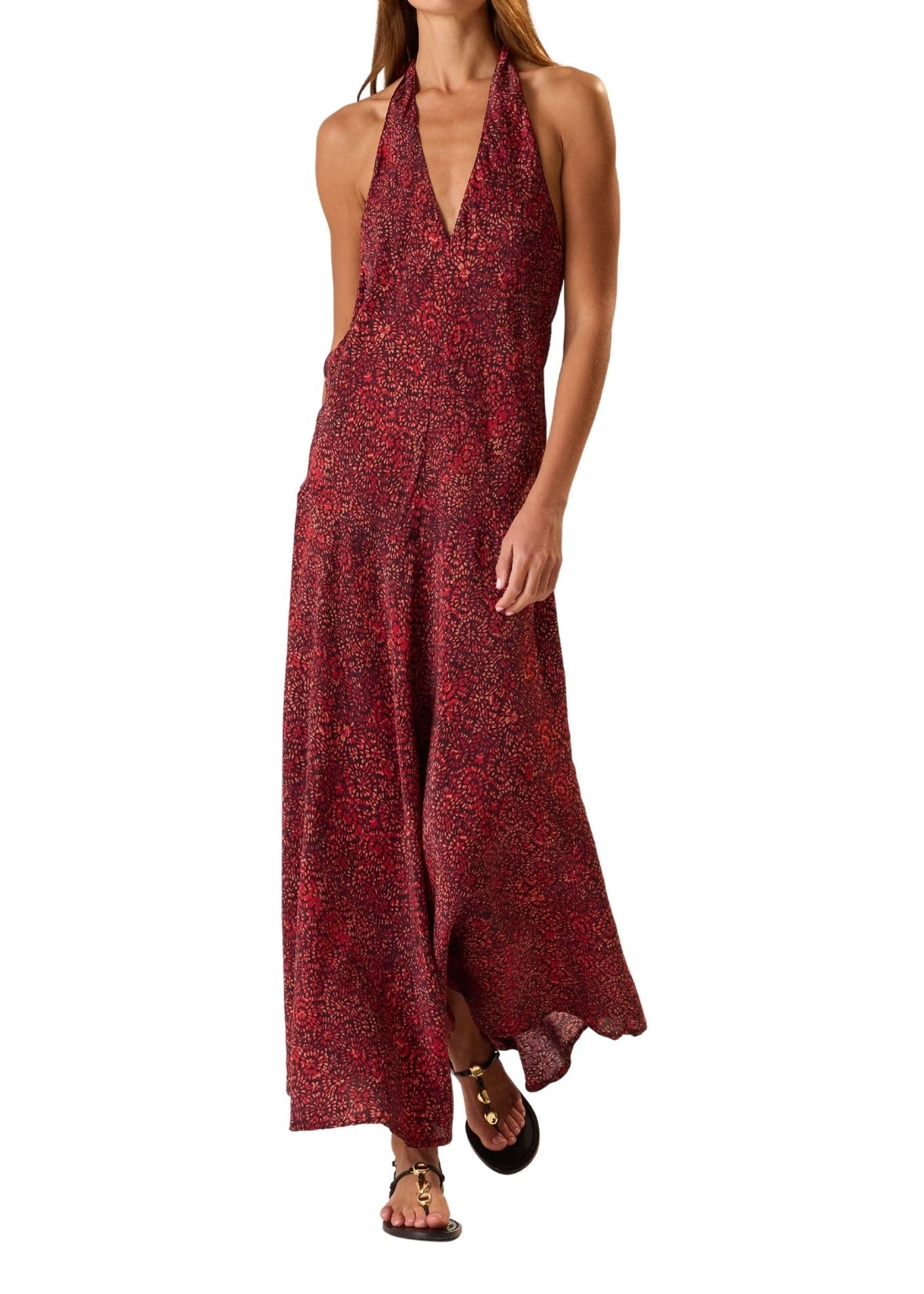 Natalie Martin Gwen Dress - Vermillion