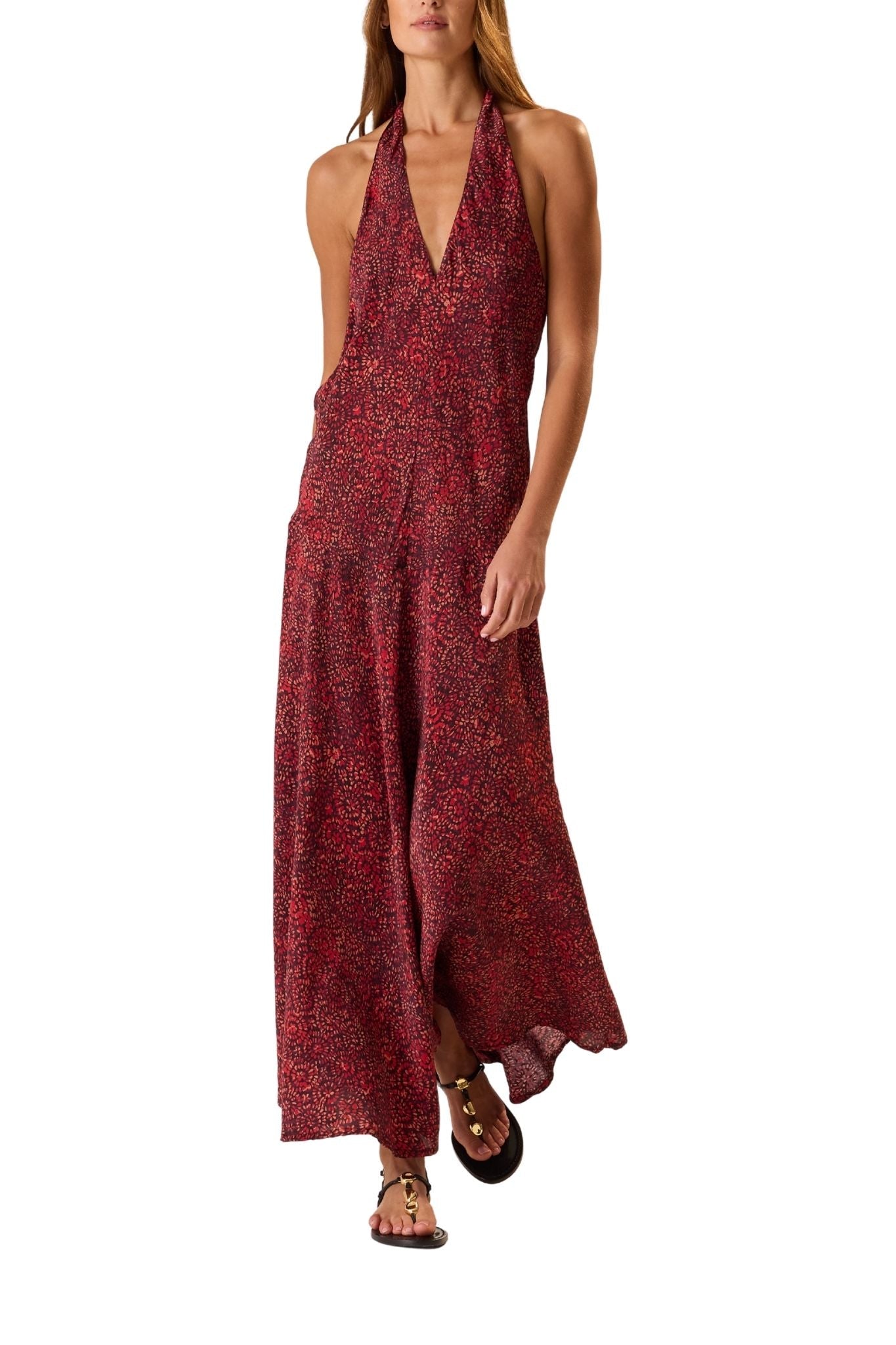 Natalie Martin Gwen Dress - Vermillion