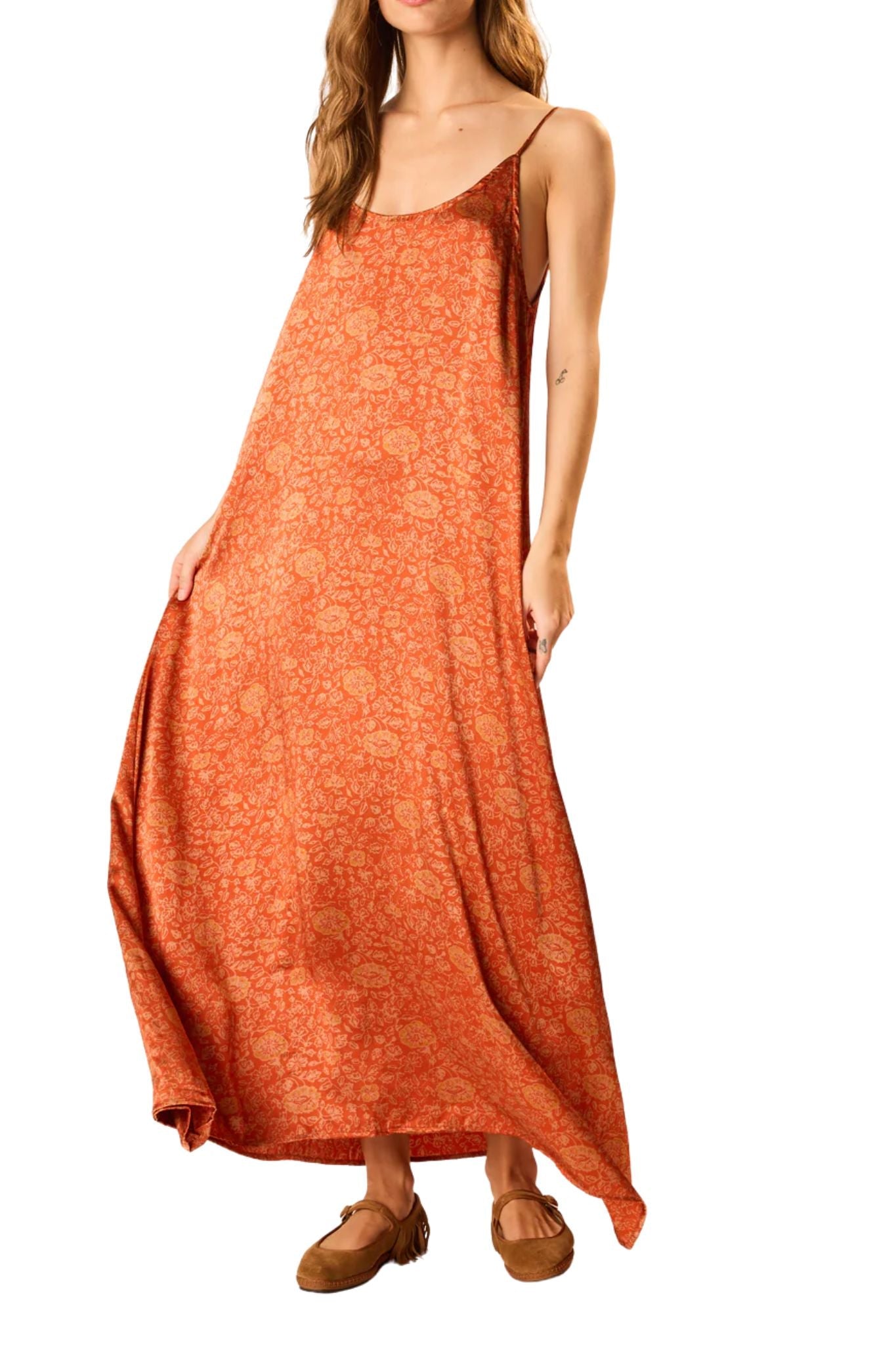 Natalie Martin Heather Maxi - Vermillion