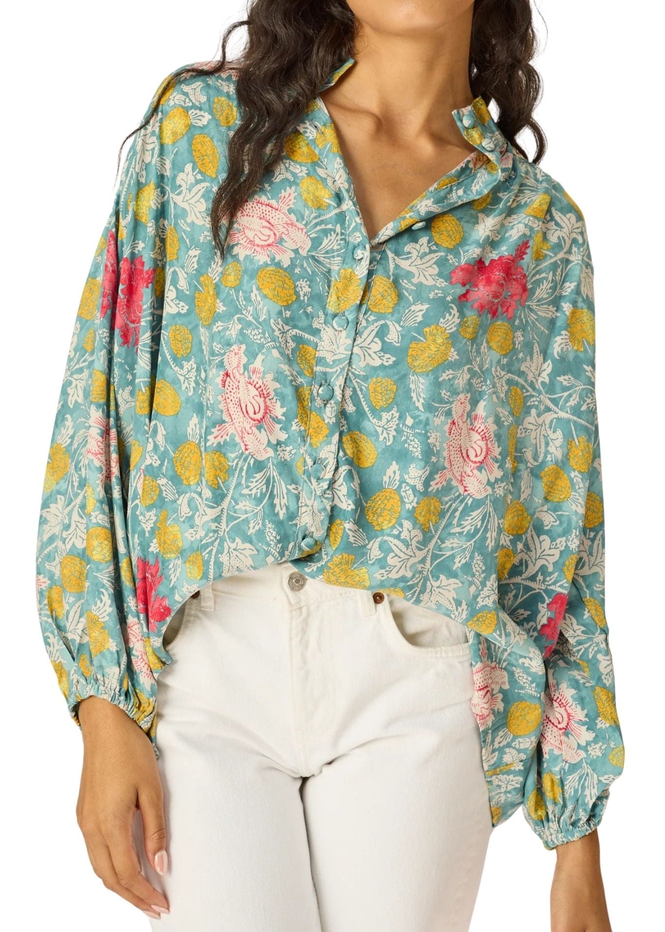 Natalie Martin Iris Top - Vermillion