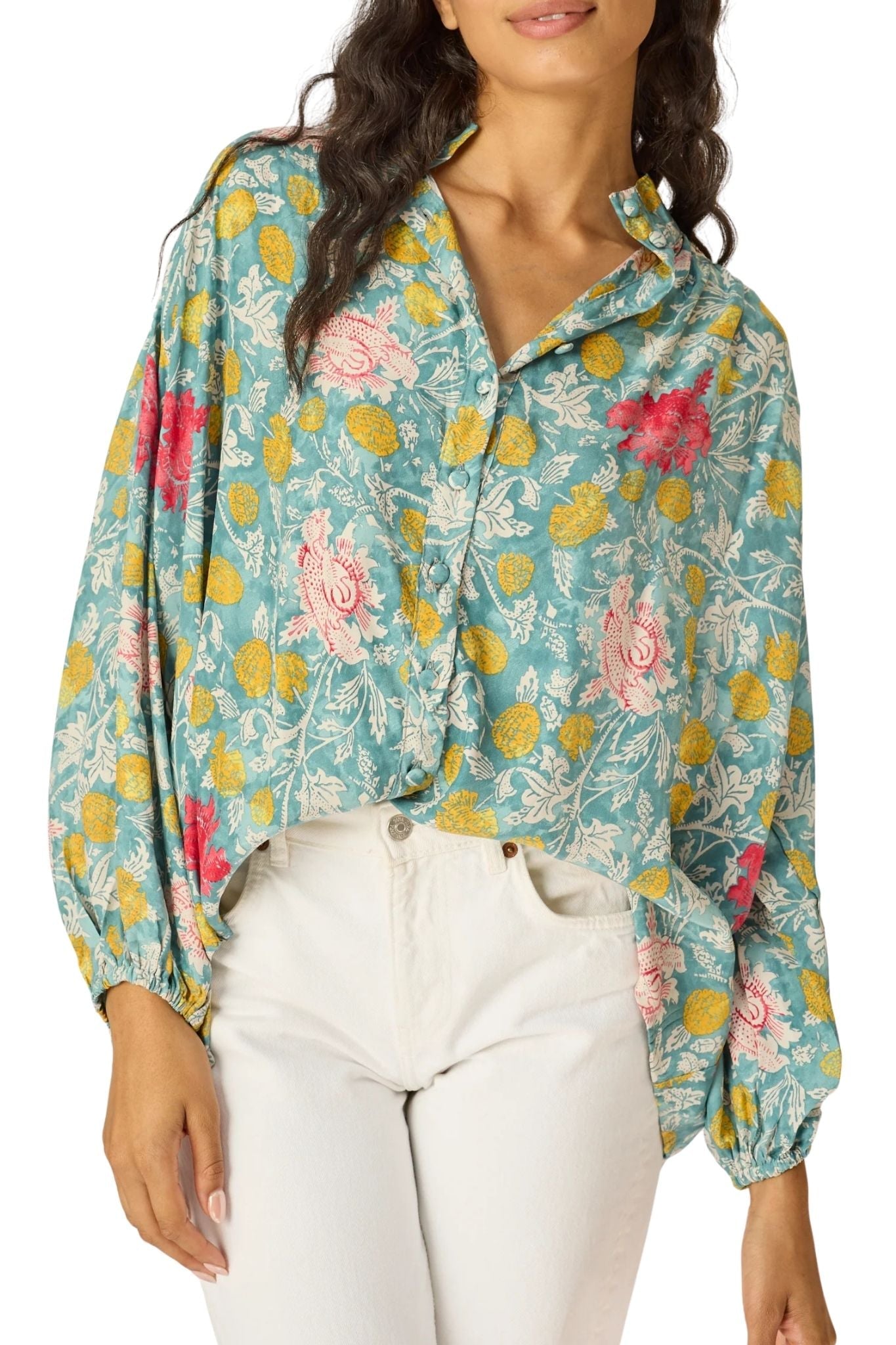 Natalie Martin Iris Top - Vermillion