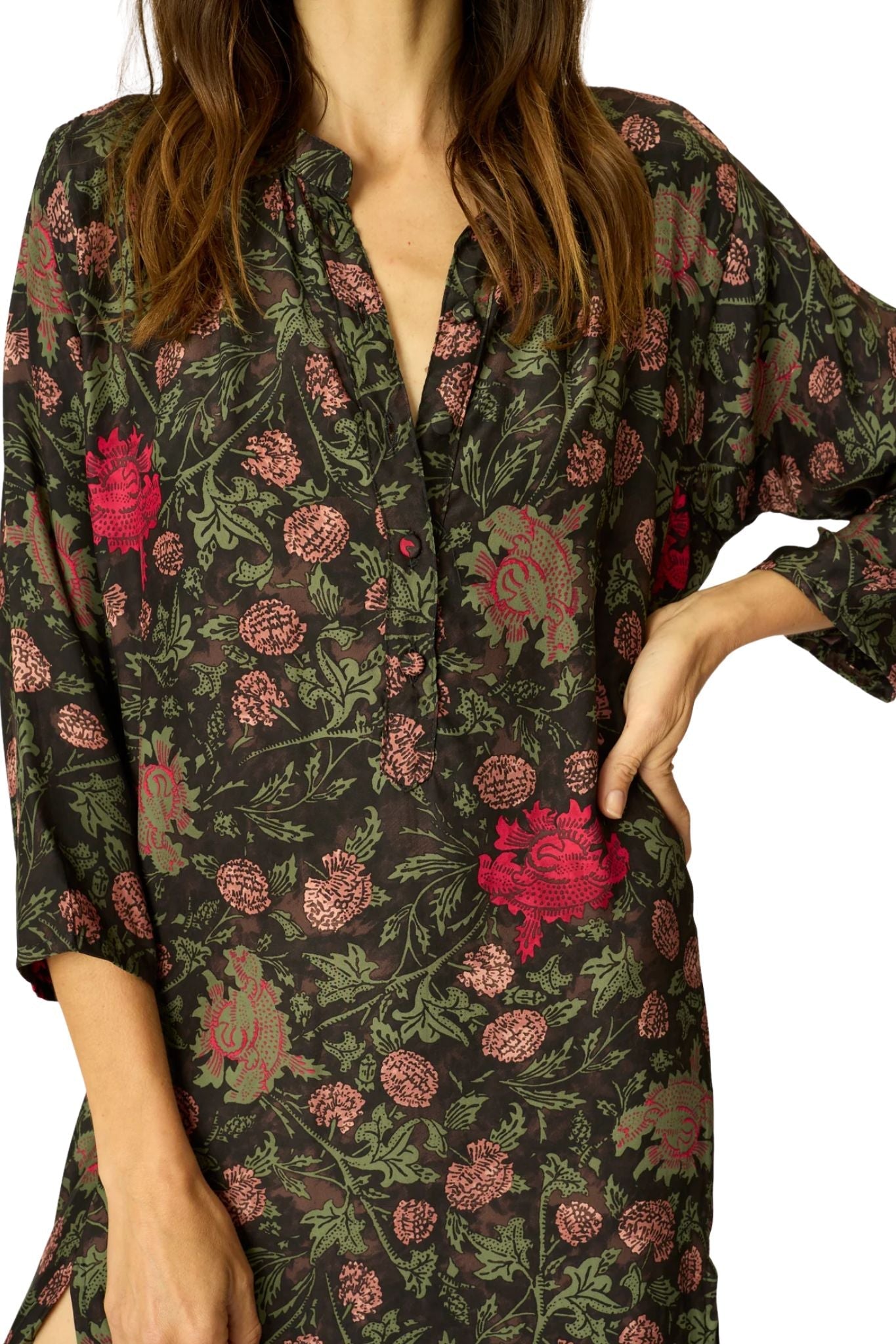 Natalie Martin Isobel Dress - Vermillion