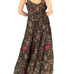 Natalie Martin Jasmine Maxi Dress with Sash - Vermillion