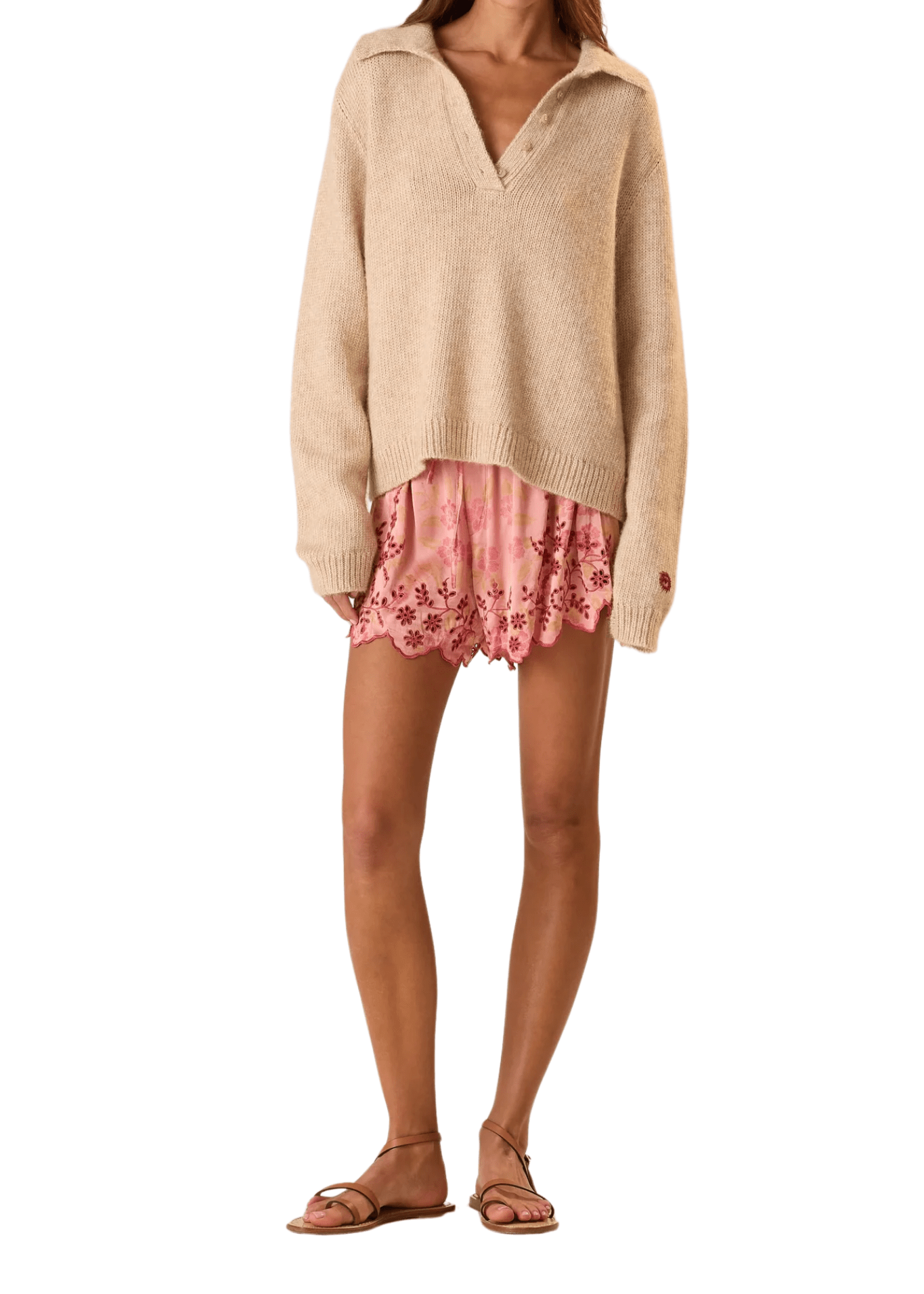 Natalie Martin Jasper Short - Vermillion