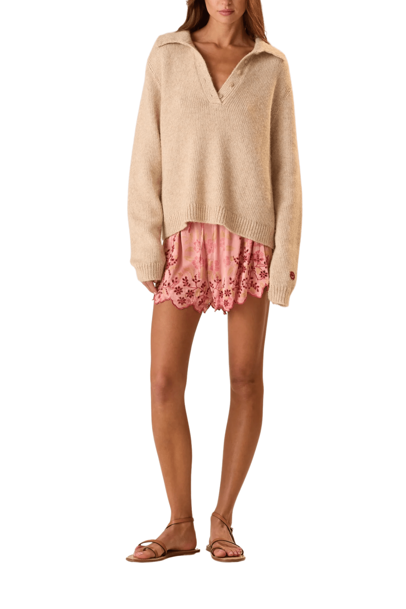 Natalie Martin Jasper Short - Vermillion