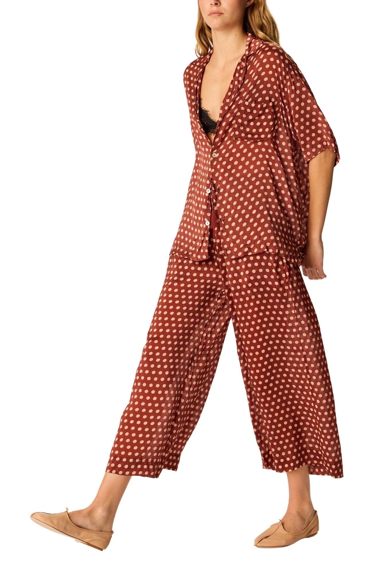 Natalie Martin Kevin Shirt - Vermillion