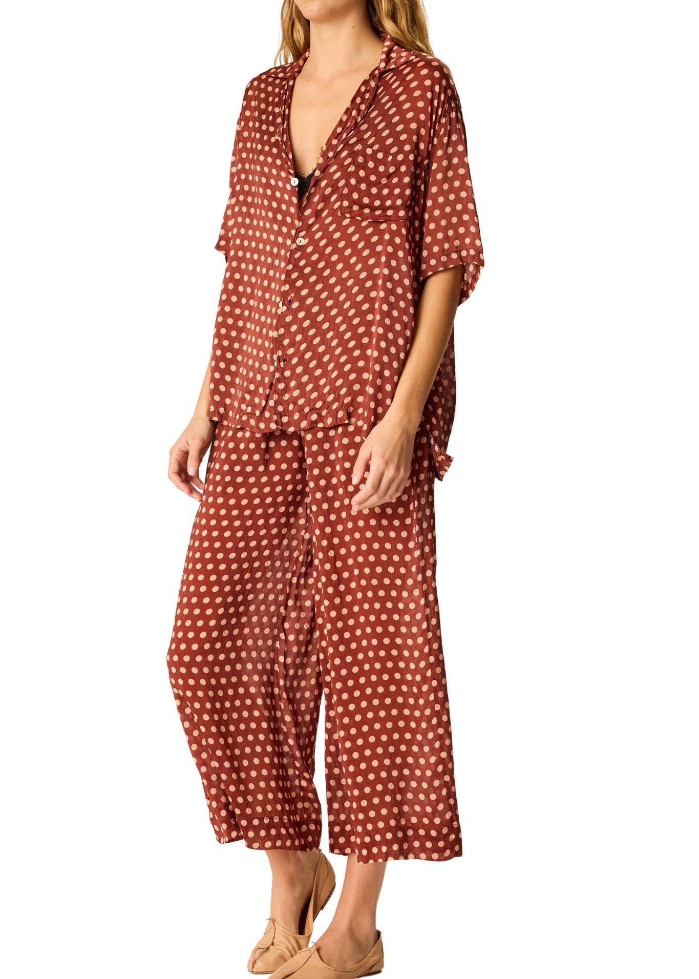 Natalie Martin Kevin Shirt - Vermillion