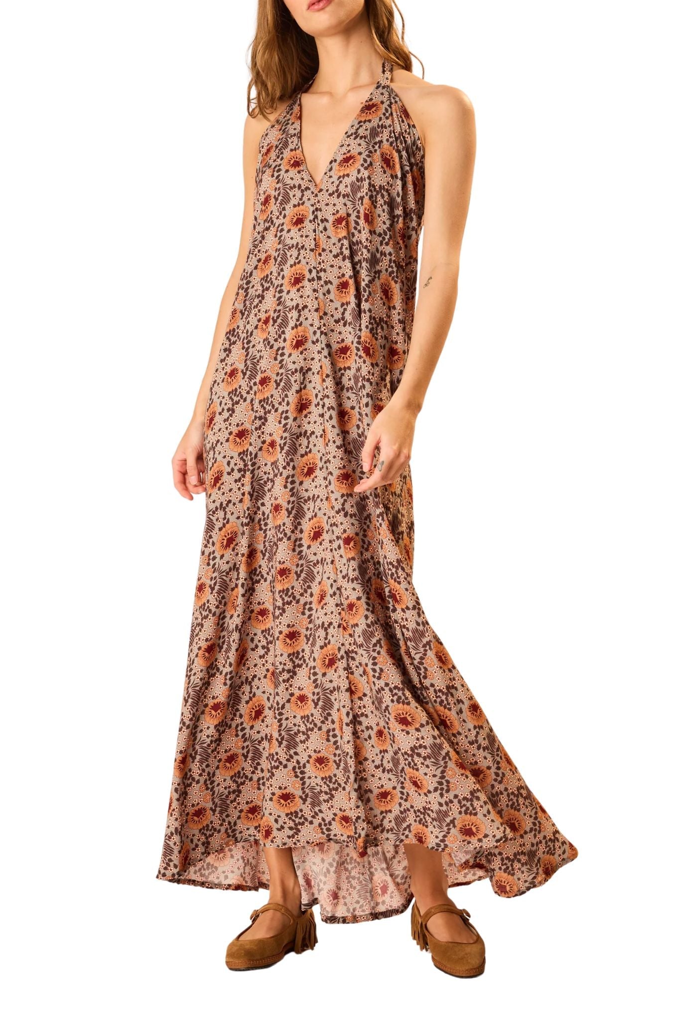 Natalie Martin Lola Dress - Vermillion