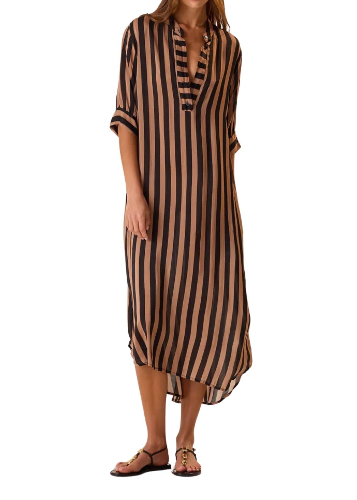 Natalie Martin Lulu Dress - Vermillion