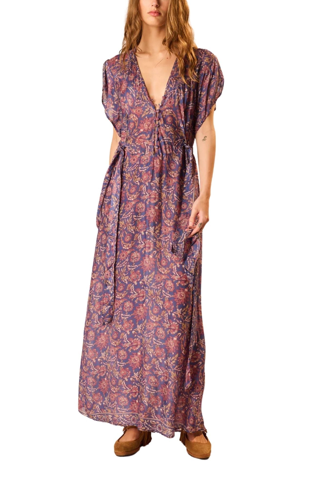 Natalie Martin Monica Dress - Vermillion
