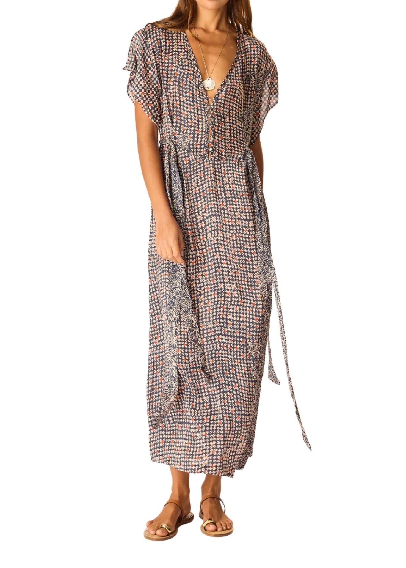 Natalie Martin Monica Dress - Vermillion