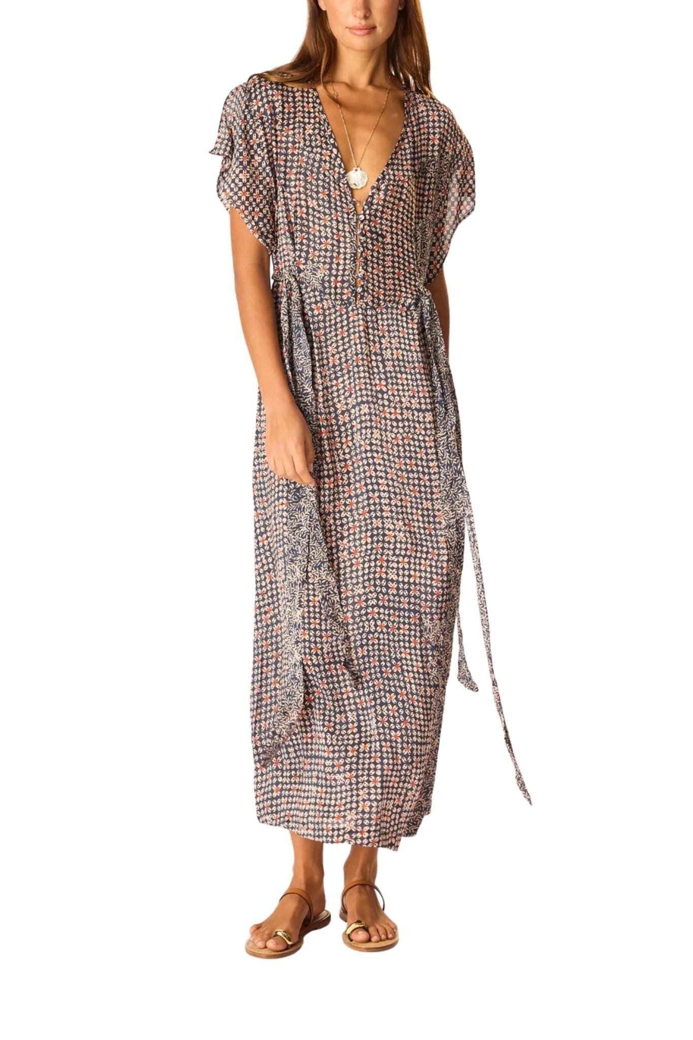 Natalie Martin Monica Dress - Vermillion