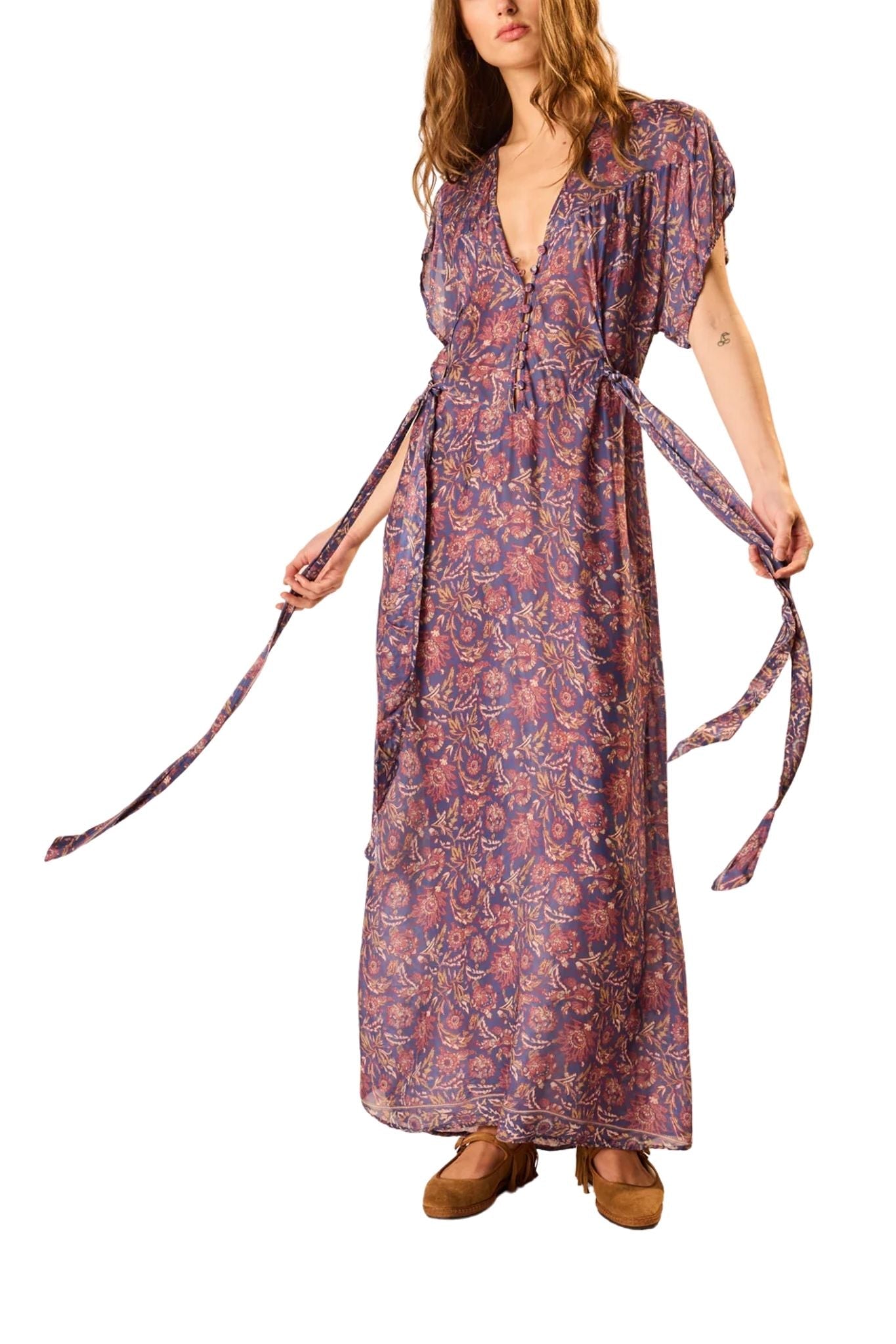Natalie Martin Monica Dress - Vermillion