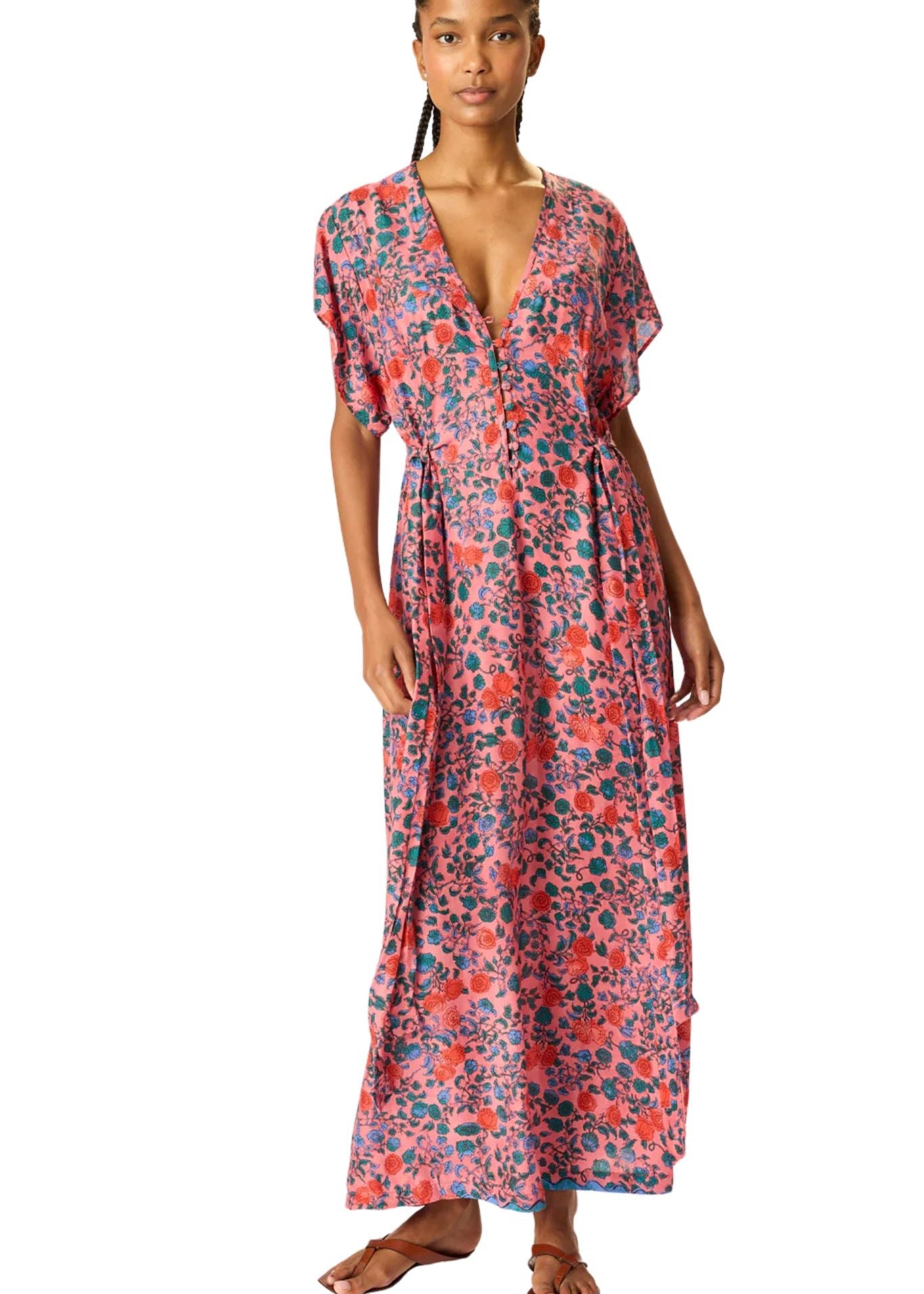 Natalie Martin Monica Dress - Vermillion